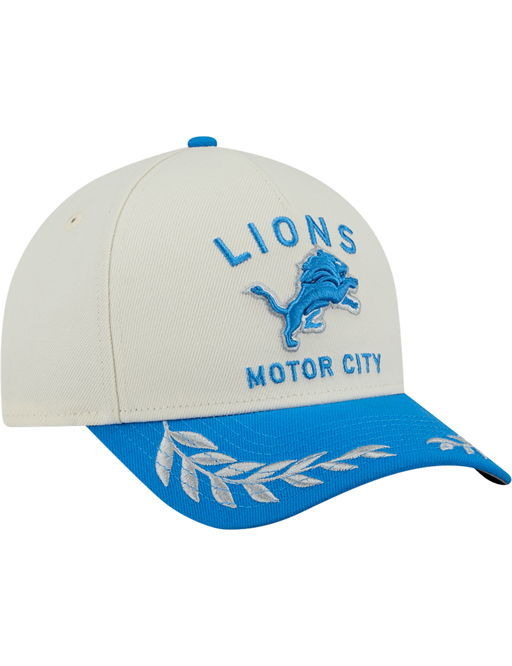 New Era Caps Detroit Lions New Era NFL 25 Draft 9FORTY M-Crown Snapback Hat - Chrome