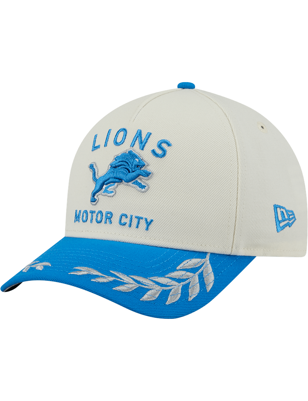 New Era Caps Detroit Lions New Era NFL 25 Draft 9FORTY M-Crown Snapback Hat - Chrome