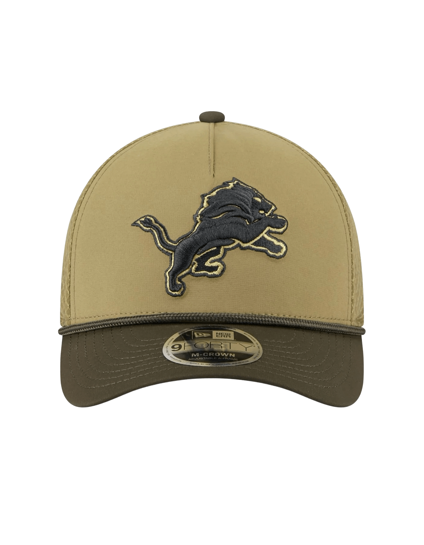 New Era Caps Detroit Lions New Era NFL 25 Salute To Service 9FORTY M-Crown Snapback Hat