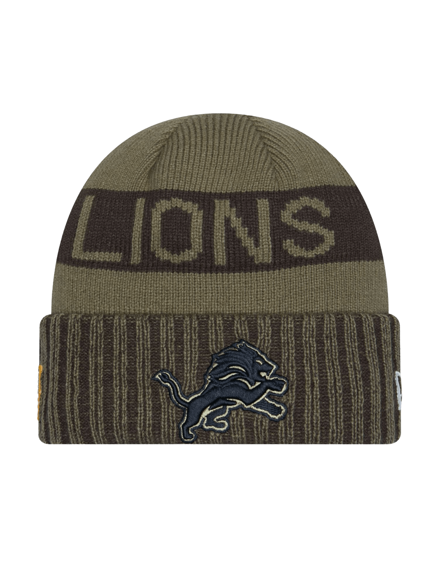 New Era Beanies Detroit Lions New Era NFL 25 Salute To Service Knit Beanie