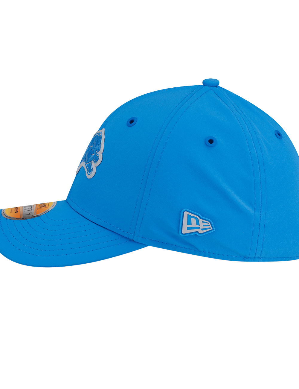 New Era Caps Detroit Lions New Era NFL 26 Sideline 39THIRTY M-Crown Stretch-Fit Hat - Blue
