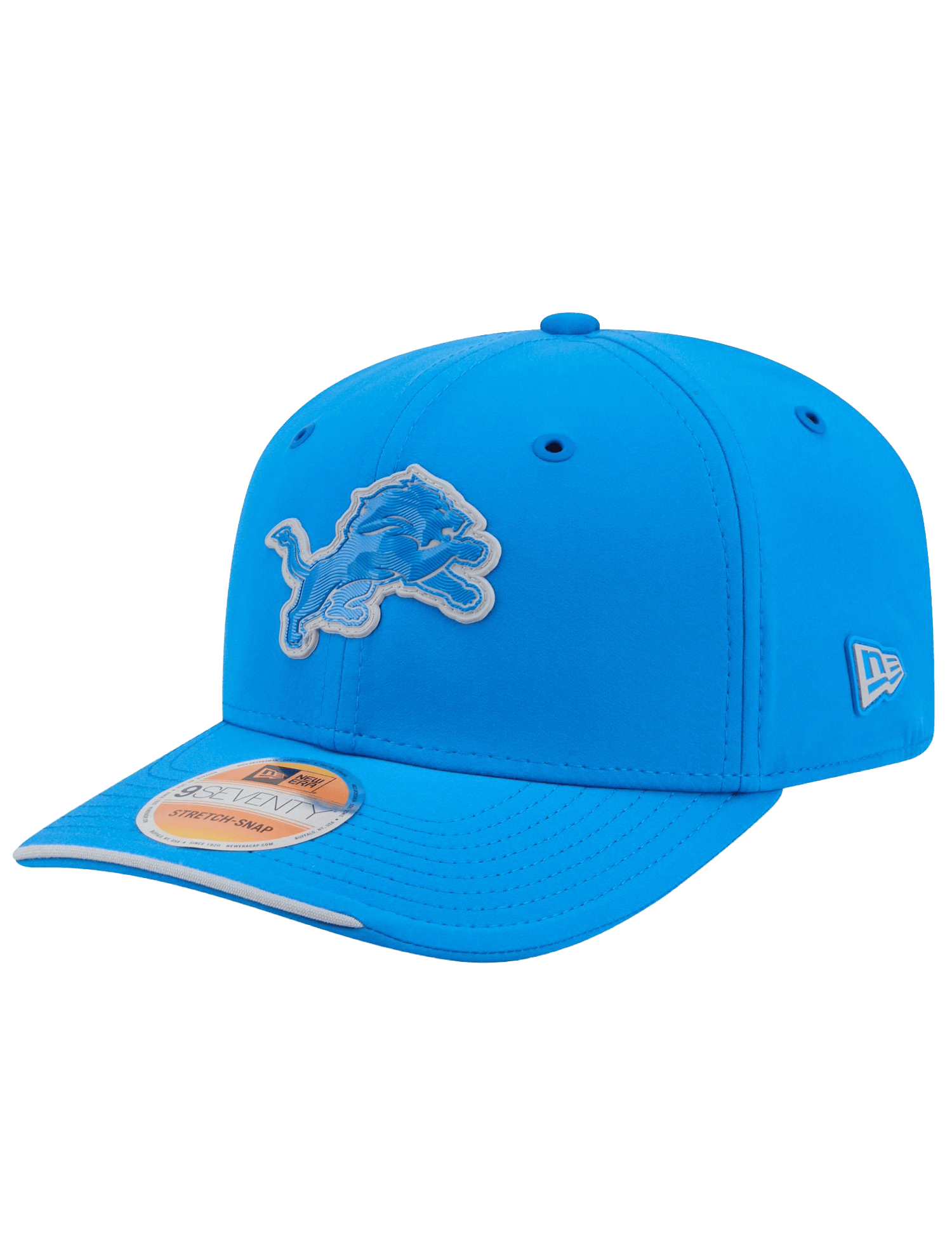 New Era Caps OSFM Detroit Lions New Era NFL 26 Sideline 9SEVENTY Stretch-Snapback Hat - Blue