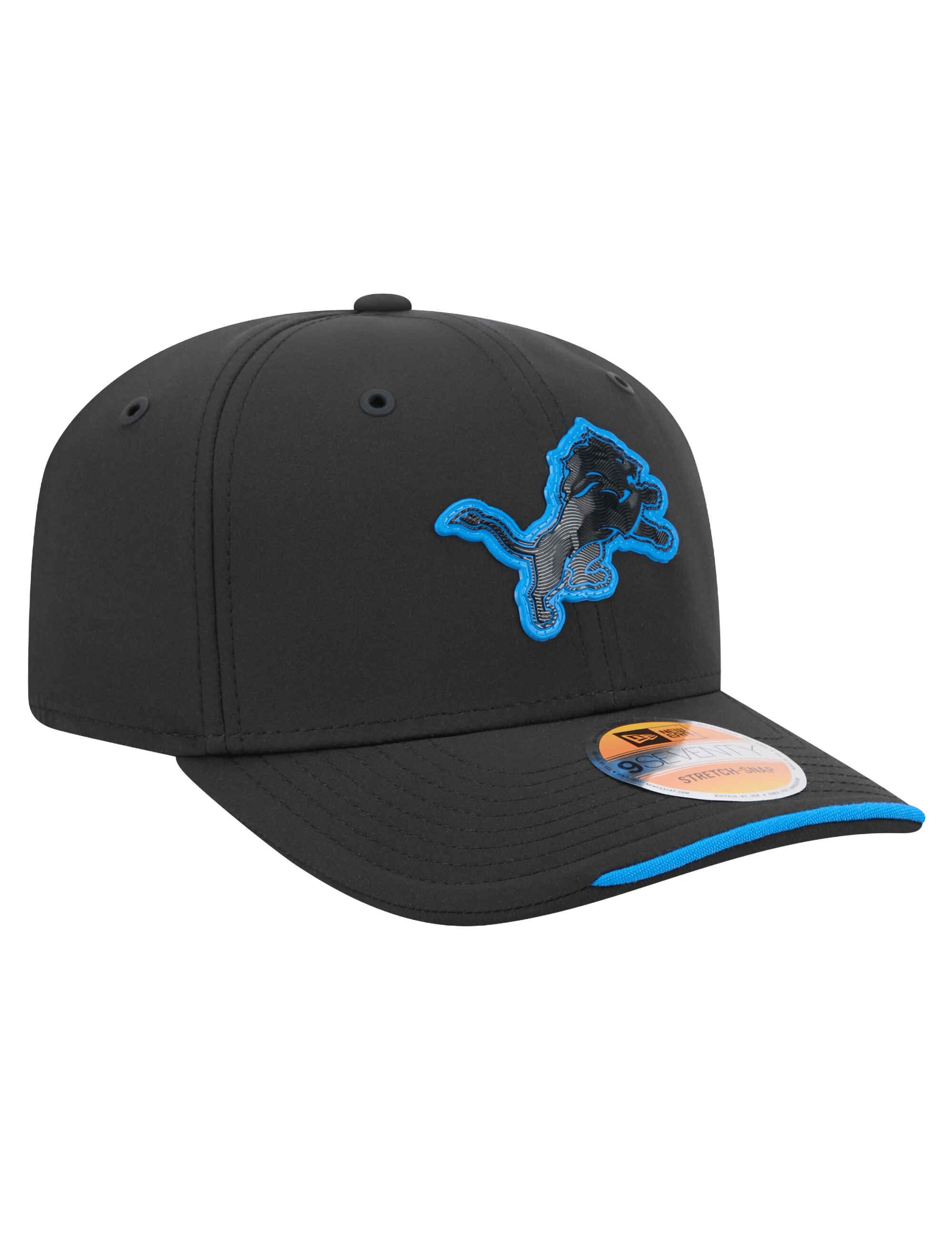 New Era Caps OSFM Detroit Lions New Era NFL 26 Sideline Alt 9SEVENTY Stretch-Snapback Hat - Black