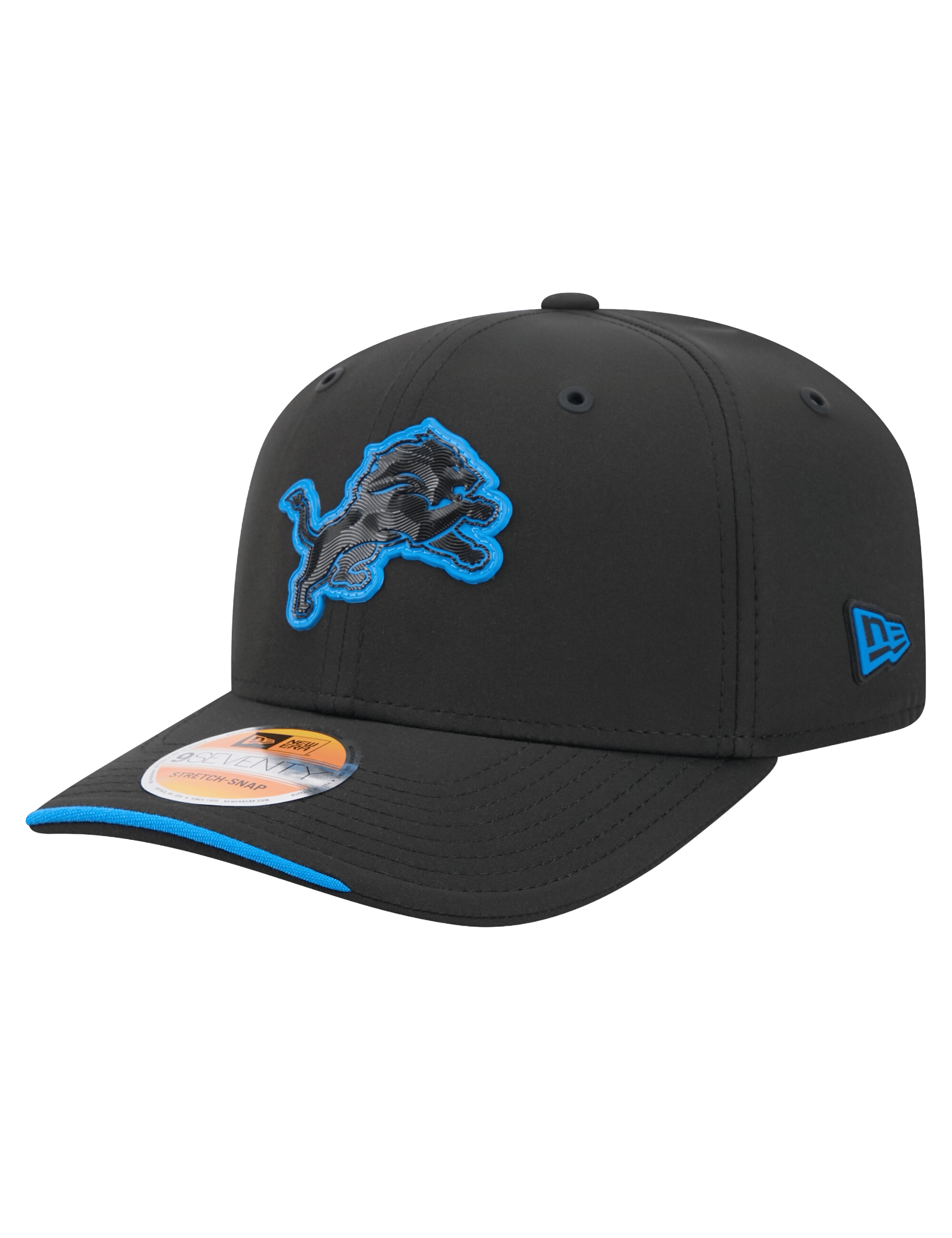 New Era Caps OSFM Detroit Lions New Era NFL 26 Sideline Alt 9SEVENTY Stretch-Snapback Hat - Black