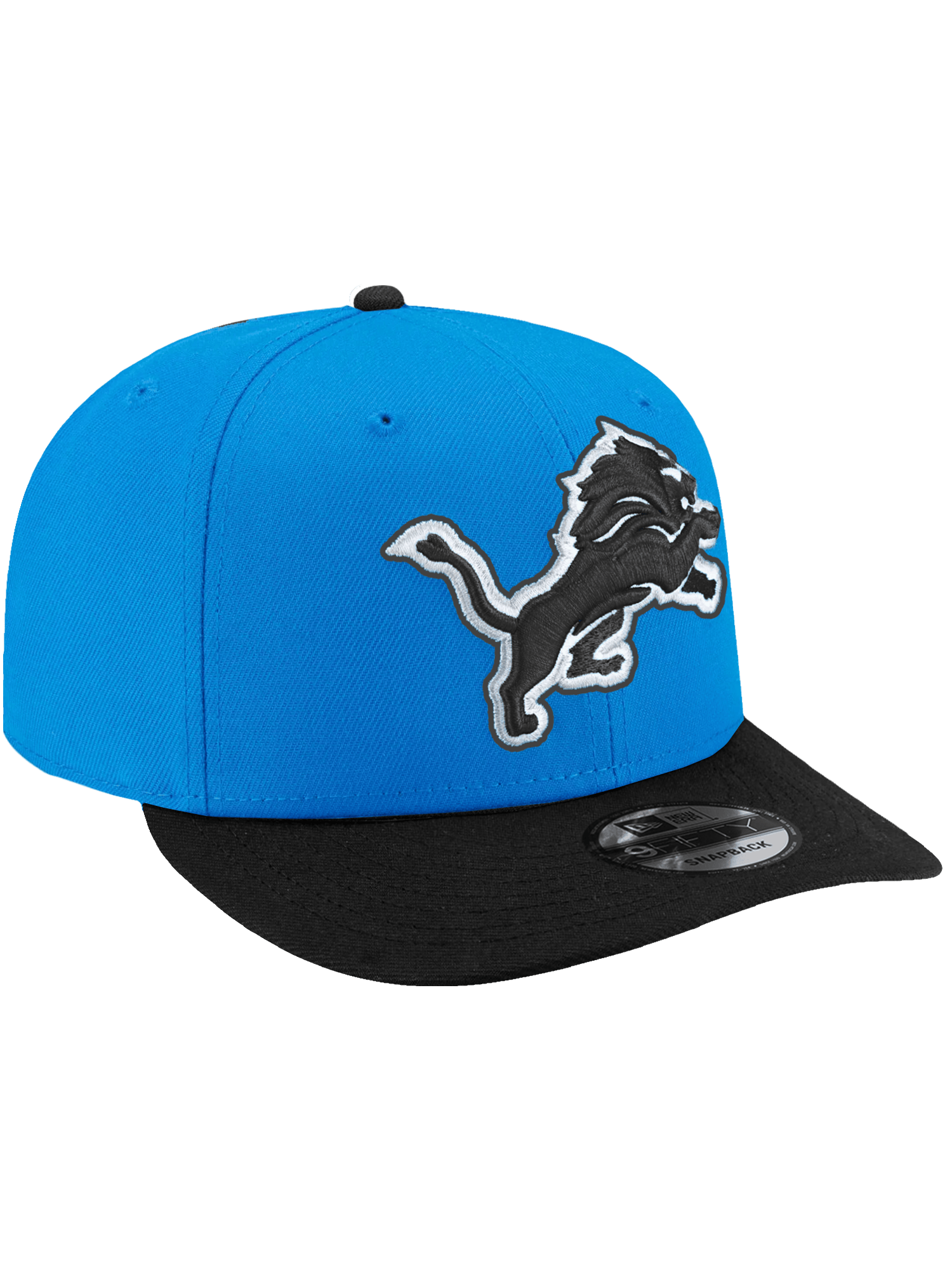 New Era Caps Detroit Lions New Era NFL ALT 2T Pre-Curved 9FIFTY Snapback Hat - Blue