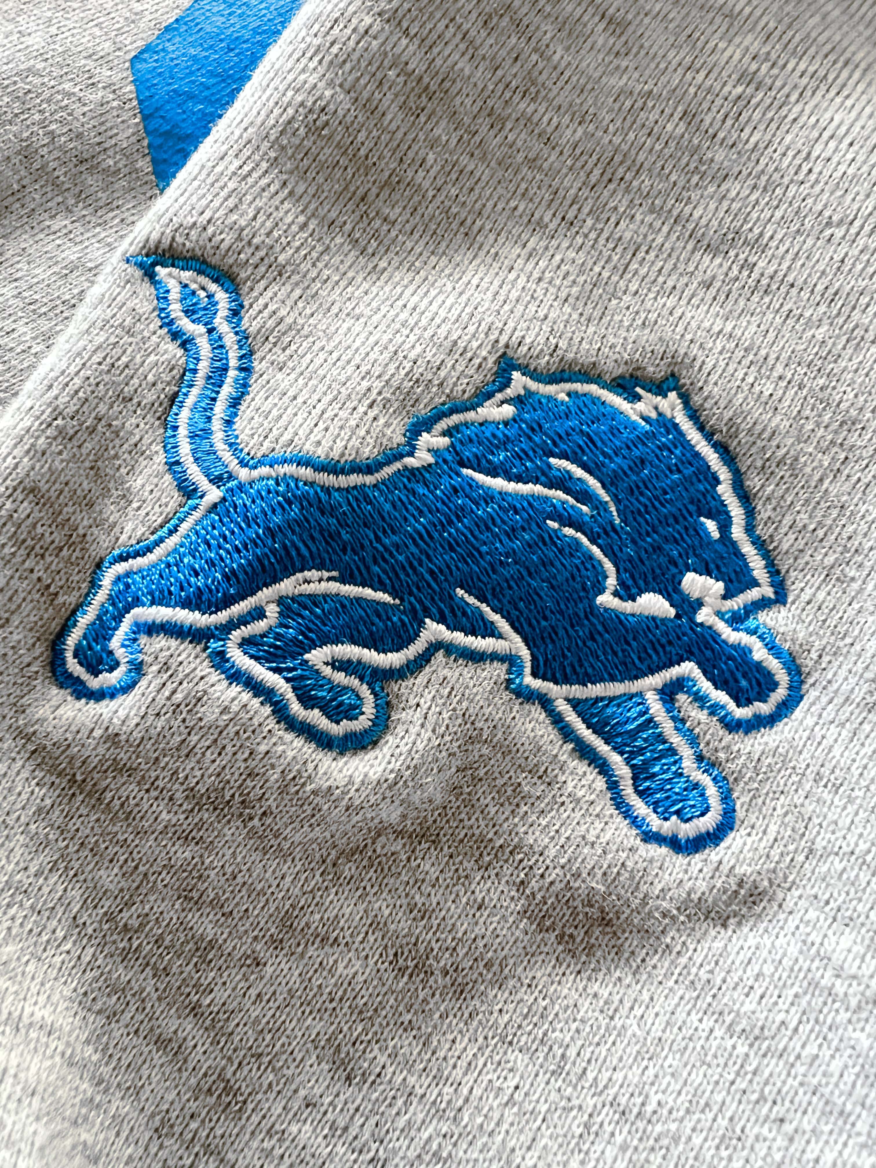 New Era Jumpers Detroit Lions New Era NFL Block Arch Hoodie Jumper - Heather Grey