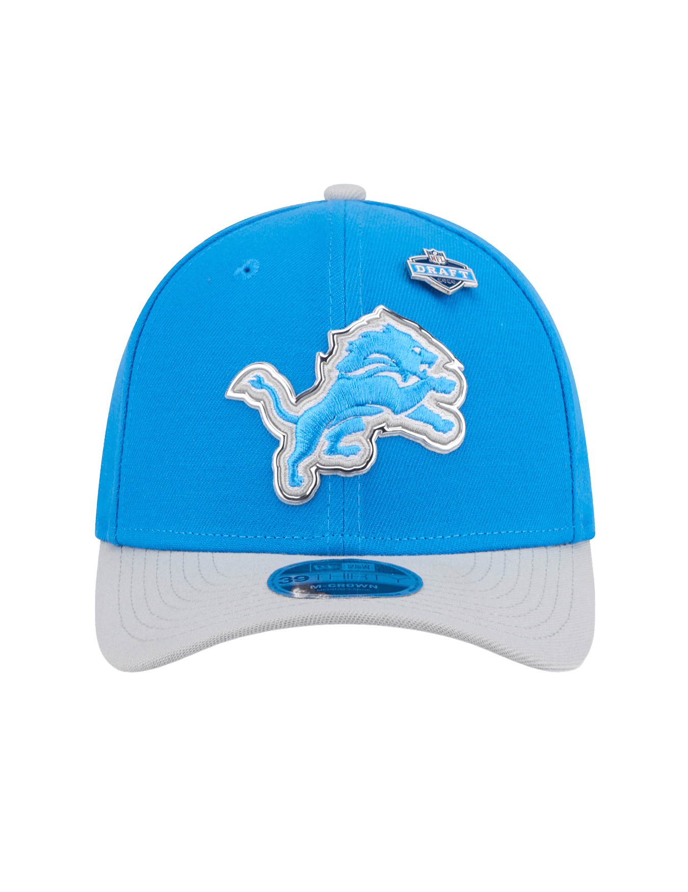 New Era Caps Detroit Lions New Era NFL Draft 26 39THIRTY M-Crown Stretch-Fit Hat