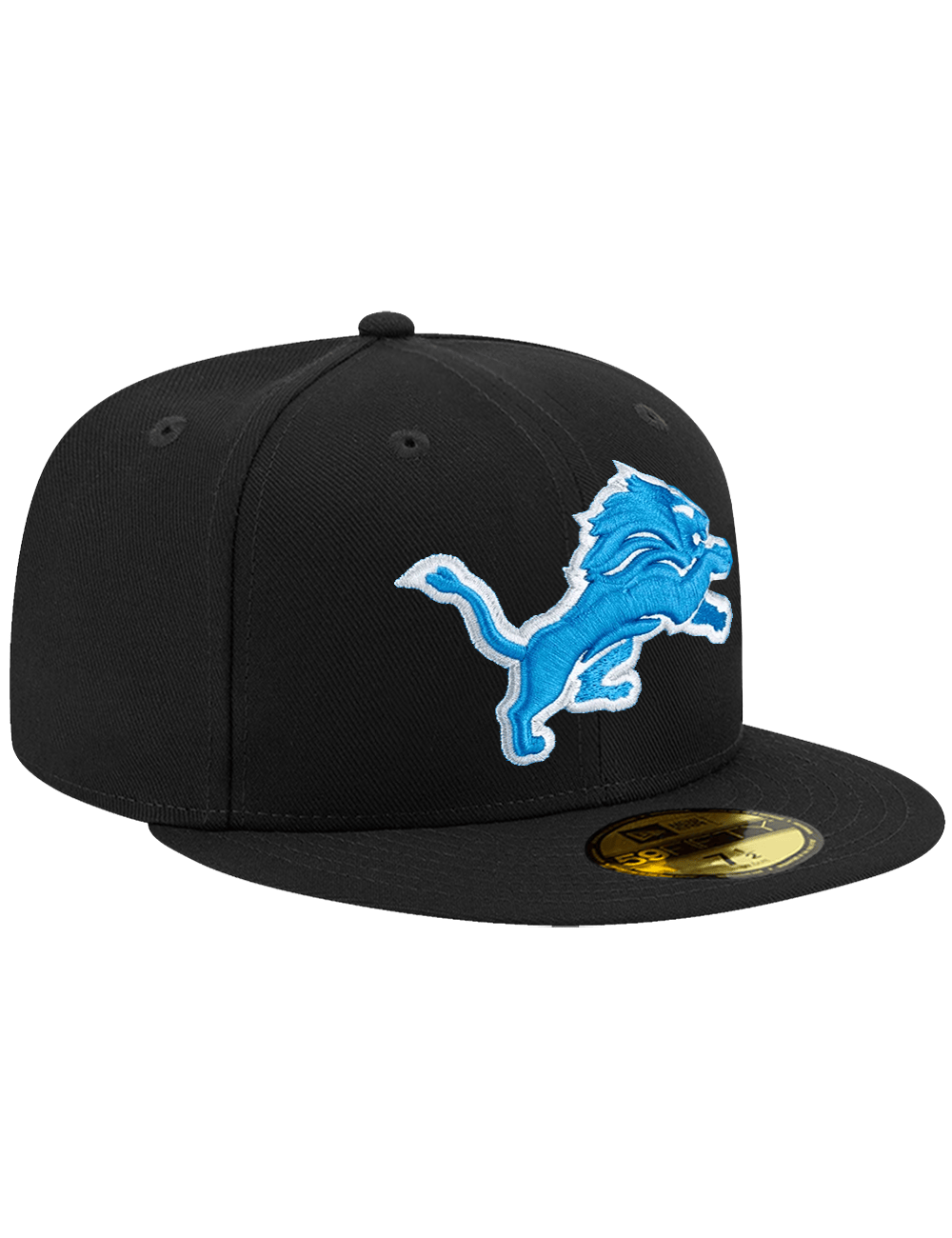 New Era Caps Detroit Lions New Era NFL Team 59FIFTY Fitted Hat - Black