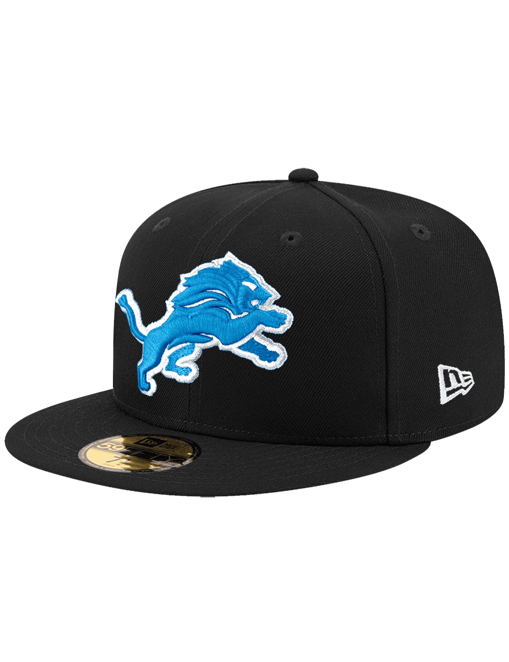 New Era Caps Detroit Lions New Era NFL Team 59FIFTY Fitted Hat - Black