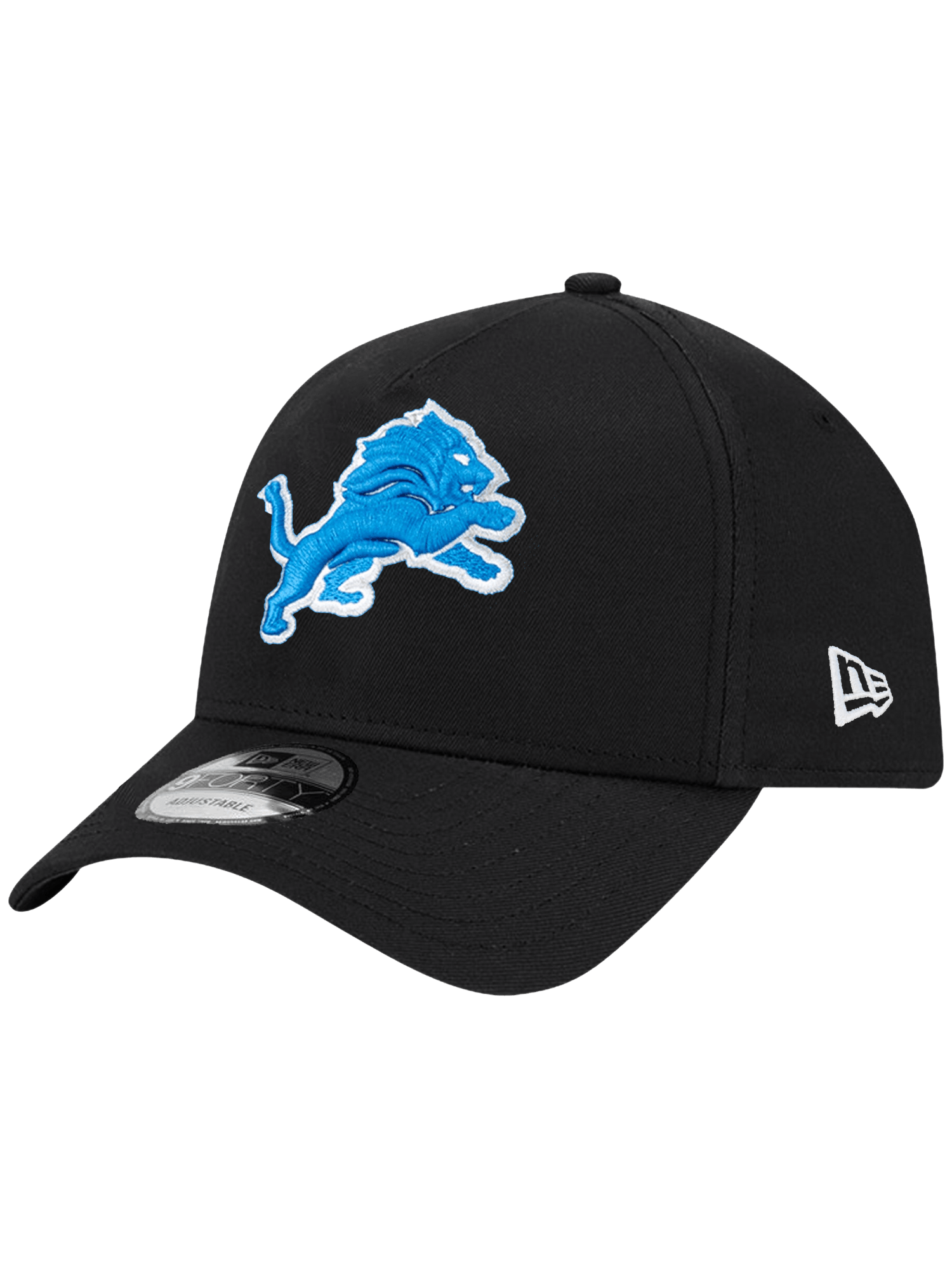 New Era Caps Detroit Lions New Era NFL Team 9FORTY A-Frame Snapback Hat - Black