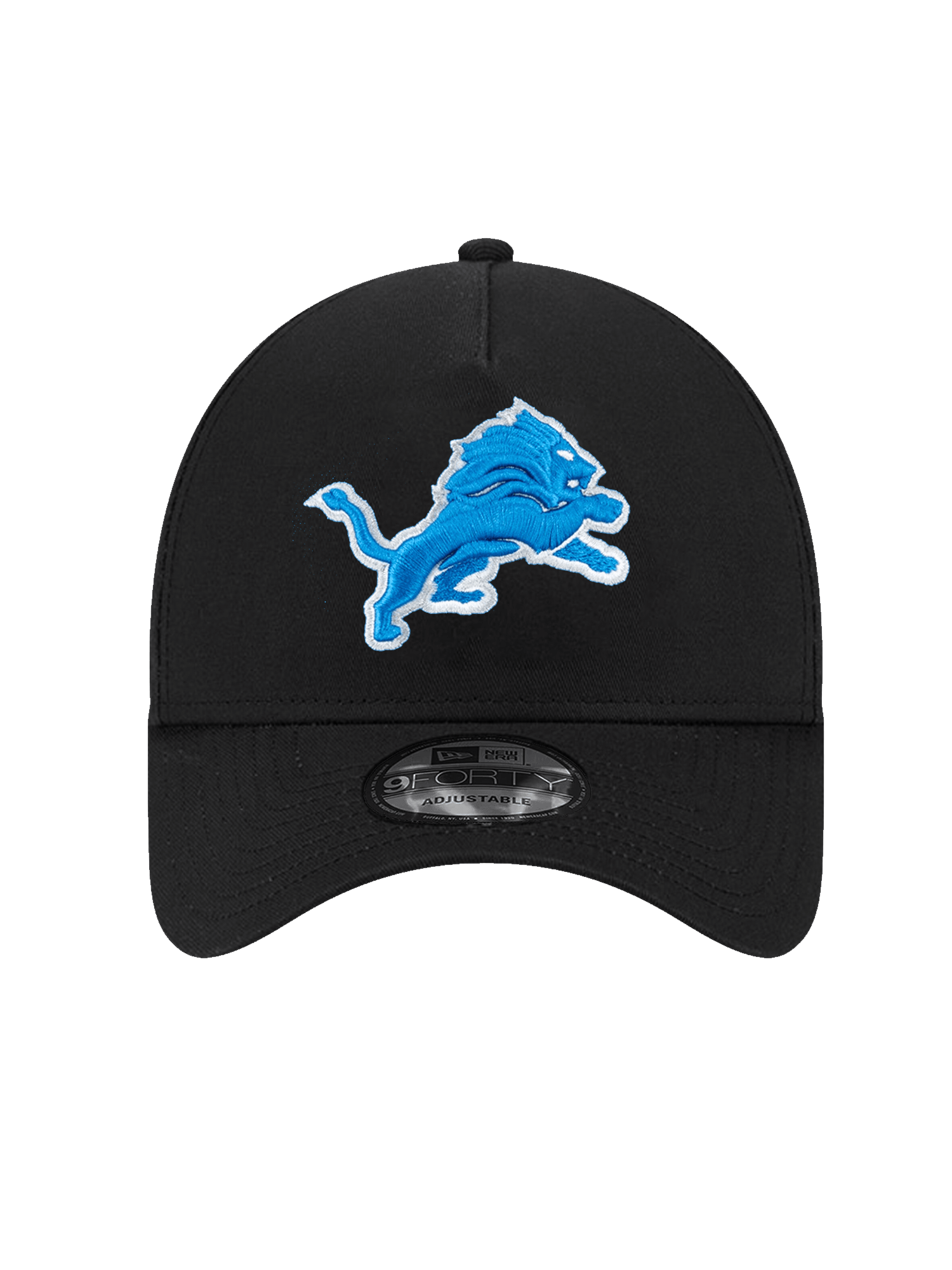 New Era Caps Detroit Lions New Era NFL Team 9FORTY A-Frame Snapback Hat - Black