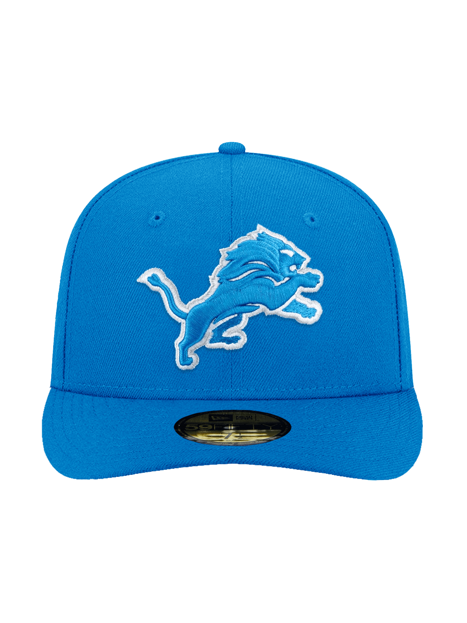 New Era Caps Detroit Lions New Era NFL Team Pre-Curved 59FIFTY Fitted Hat - Blue