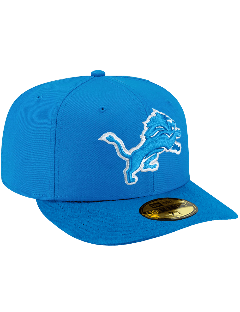 New Era Caps Detroit Lions New Era NFL Team Pre-Curved 59FIFTY Fitted Hat - Blue