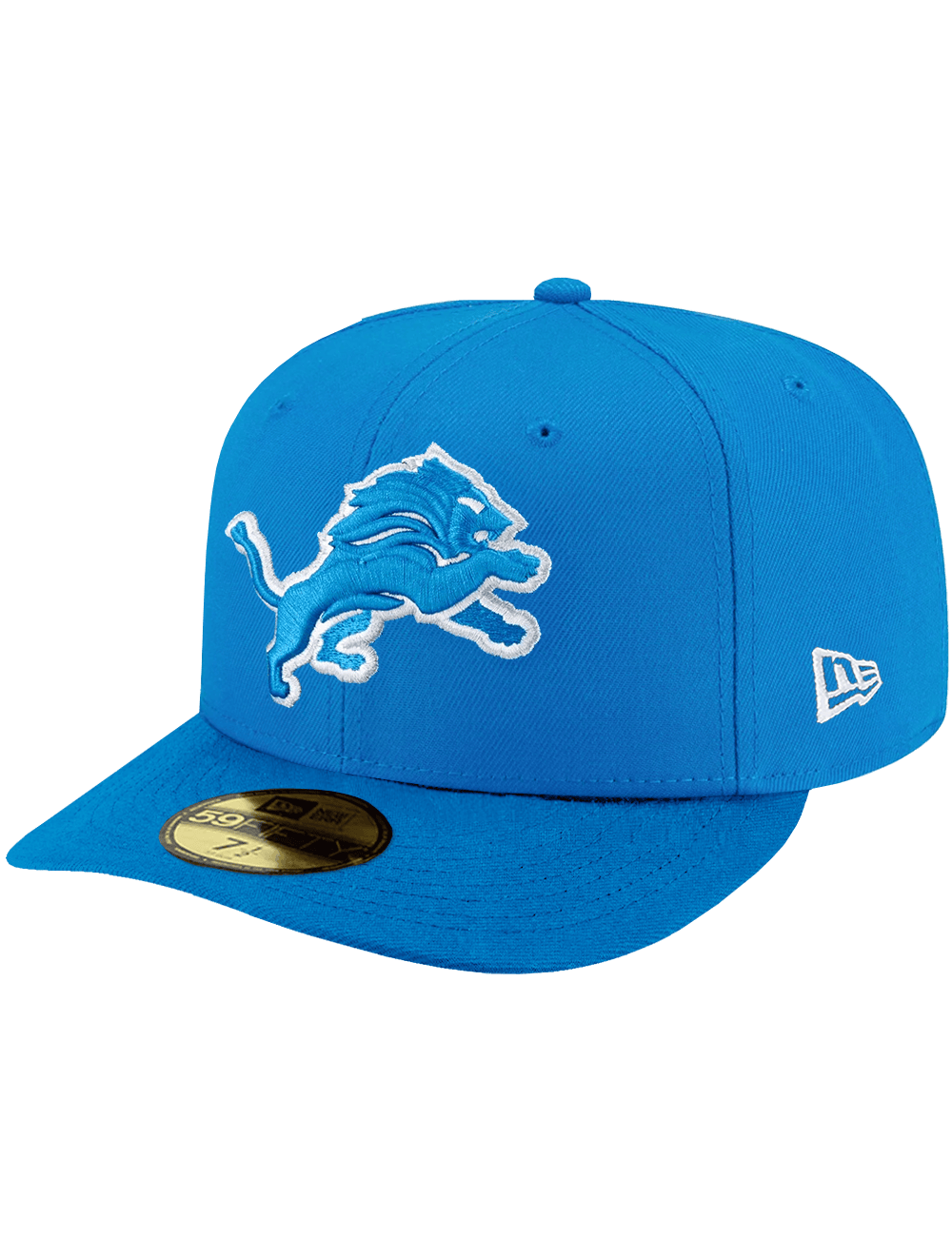 New Era Caps Detroit Lions New Era NFL Team Pre-Curved 59FIFTY Fitted Hat - Blue