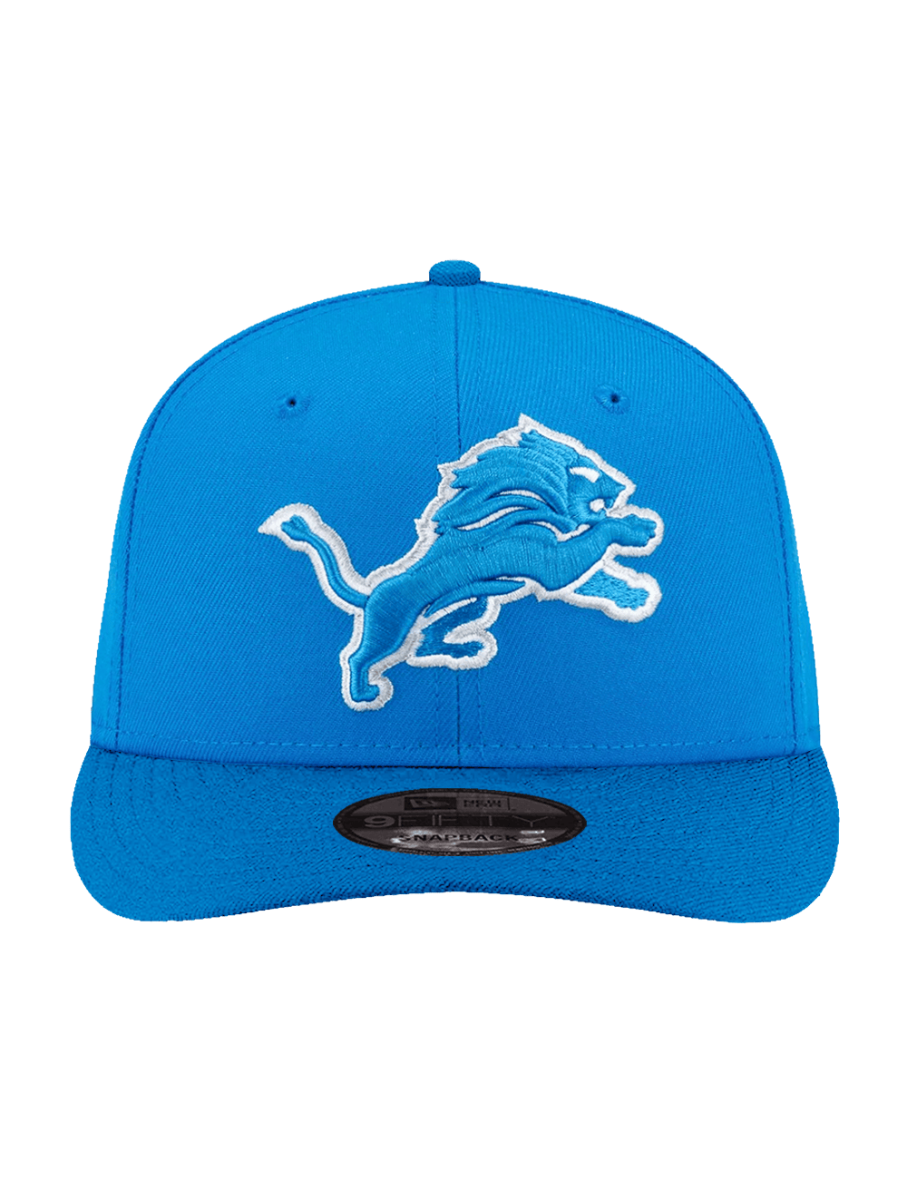 New Era Caps Detroit Lions New Era NFL Team Pre-Curved 9FIFTY Snapback Hat - Blue