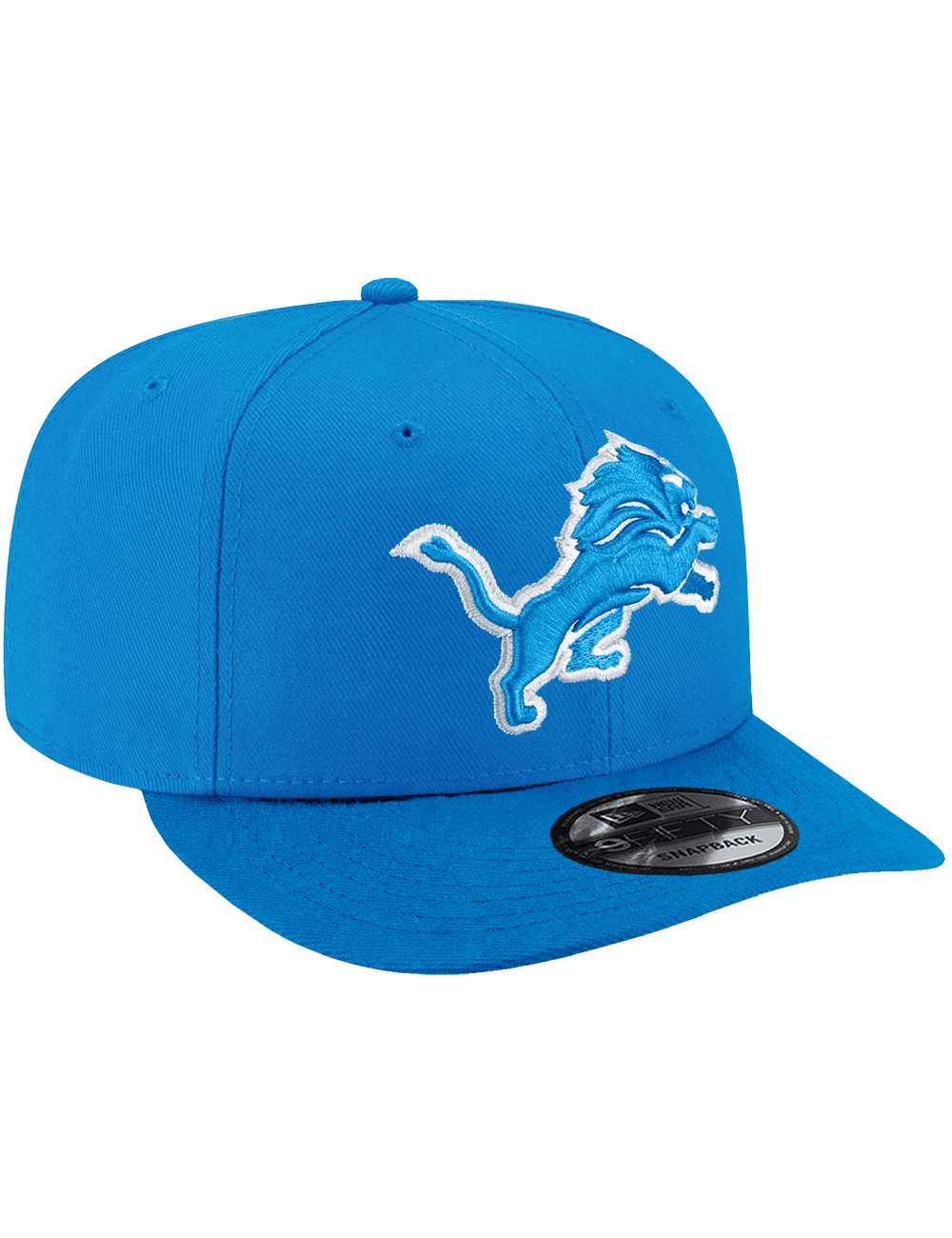 New Era Caps Detroit Lions New Era NFL Team Pre-Curved 9FIFTY Snapback Hat - Blue