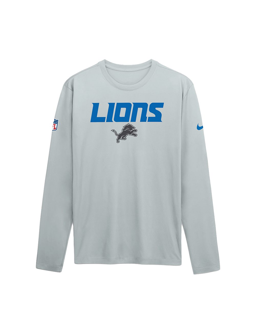 Nike T-Shirts Detroit Lions Nike NFL 26 Rivalries Dri-Fit Legend Long Sleeve T-Shirt