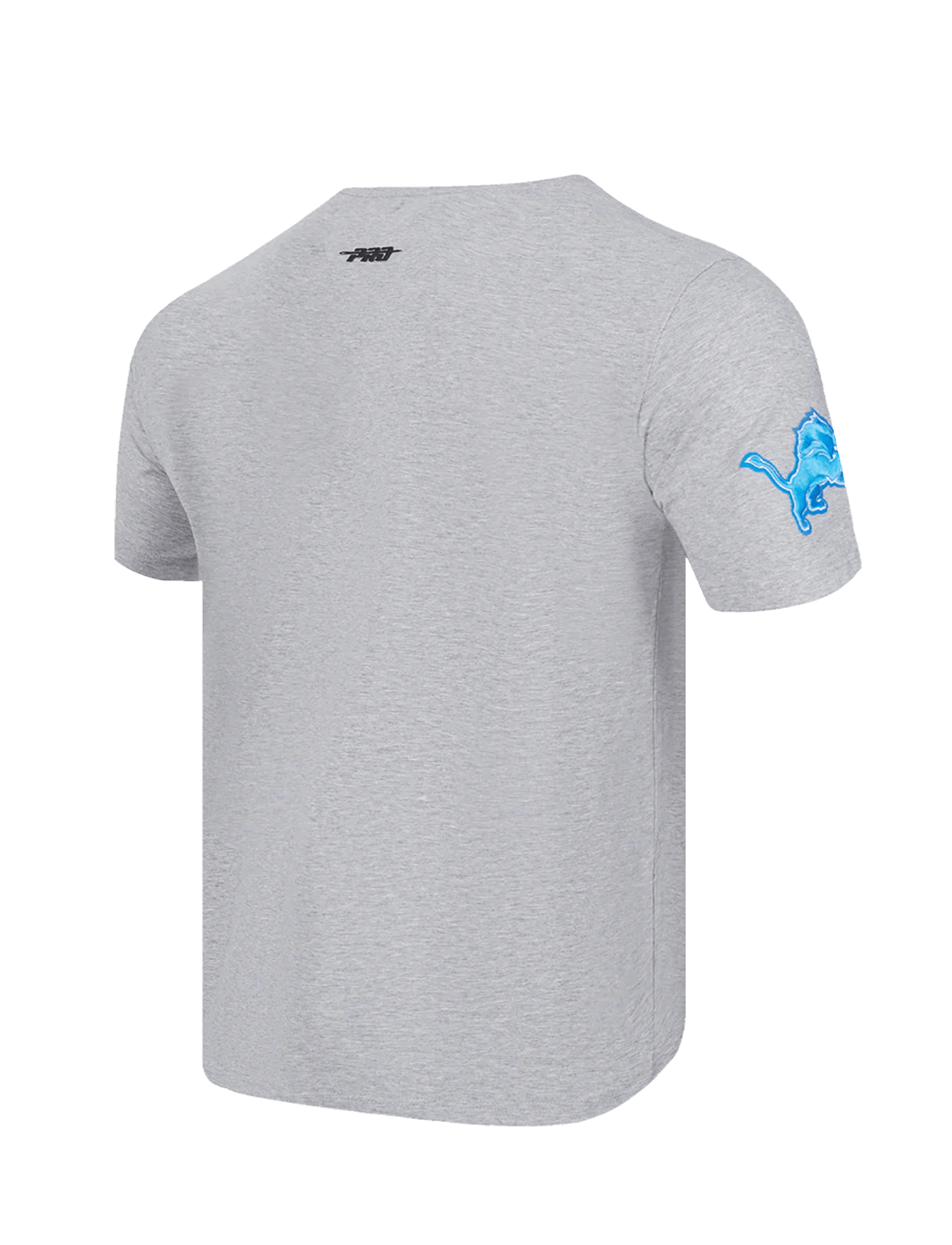 Pro Standard T-Shirts Detroit Lions Pro Standard NFL Script Tail Flex T-Shirt - Grey Marle