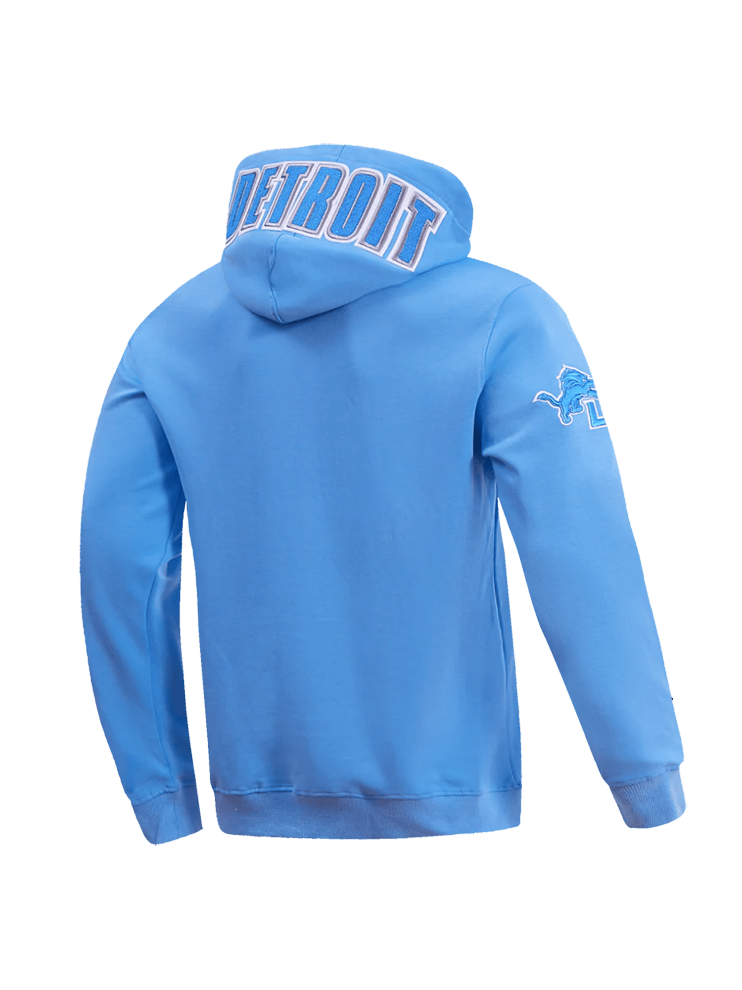 Pro Standard Jumpers Detroit Lions Pro Standard NFL Team Chenille Hoodie Jumper - Light Blue