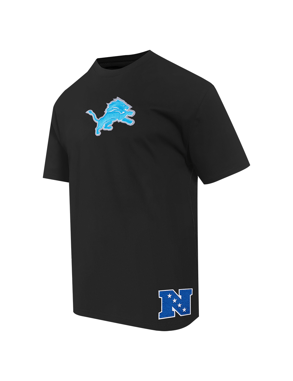 Pro Standard T-Shirts Detroit Lions Pro Standard NFL Wingspan Drop Shoulder T-Shirt - Black