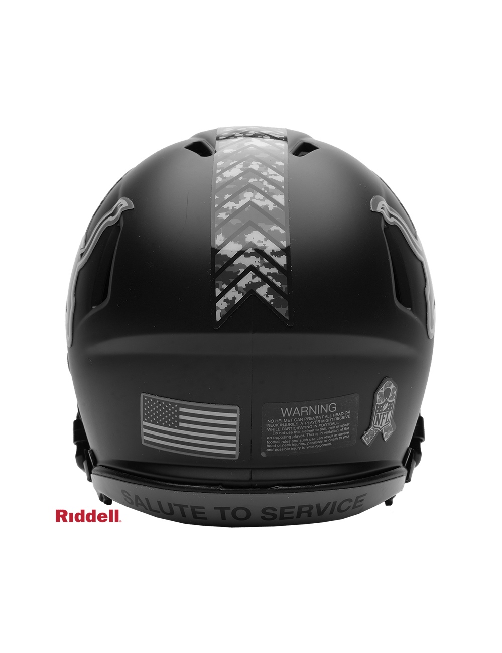 Riddell Helmets Detroit Lions Riddell NFL 26 Salute To Service Speed Replica Mini Size Helmet
