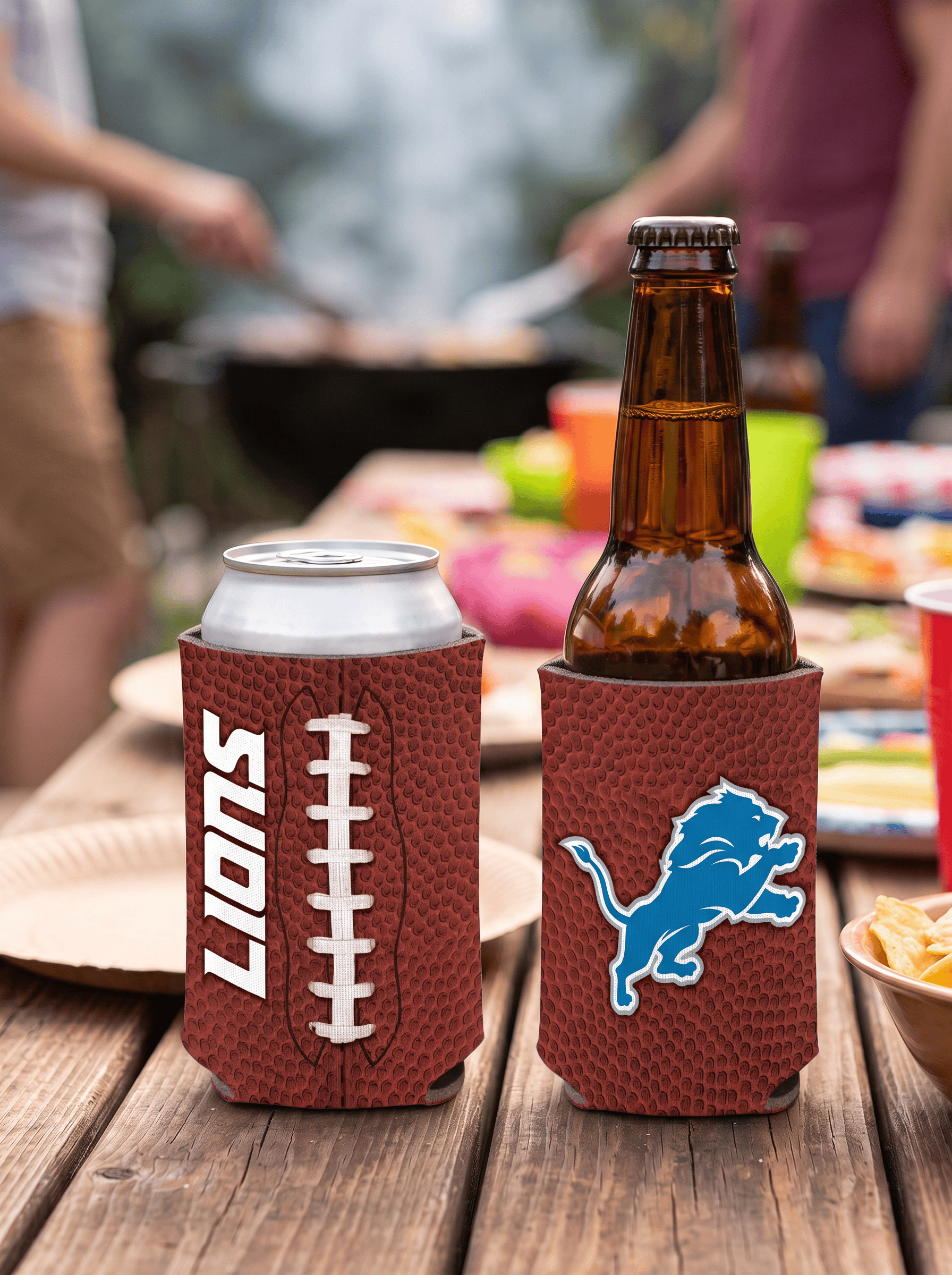 Wincraft Accessories Detroit Lions Wincraft NFL Football Can Cooler/Stubby Holder