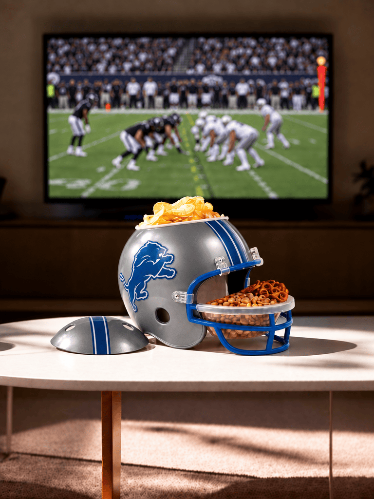 Wincraft Accessories Detroit Lions Wincraft NFL Full Size Multi Compartment Snack Helmet