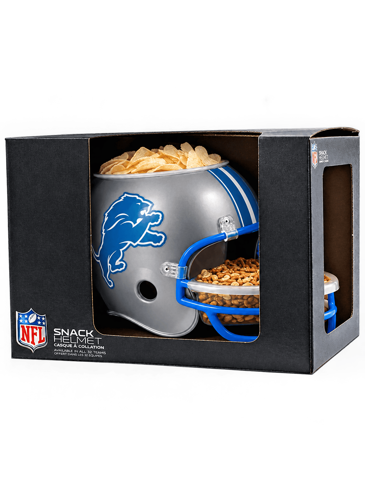Wincraft Accessories Detroit Lions Wincraft NFL Full Size Multi Compartment Snack Helmet