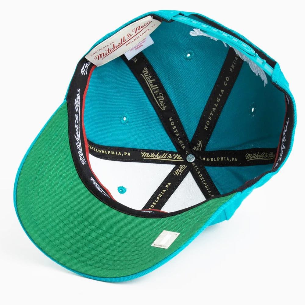 Mitchell And Ness Caps Detroit Pistons Mitchell & Ness NBA HWC Classic Red Snapback Hat - Teal