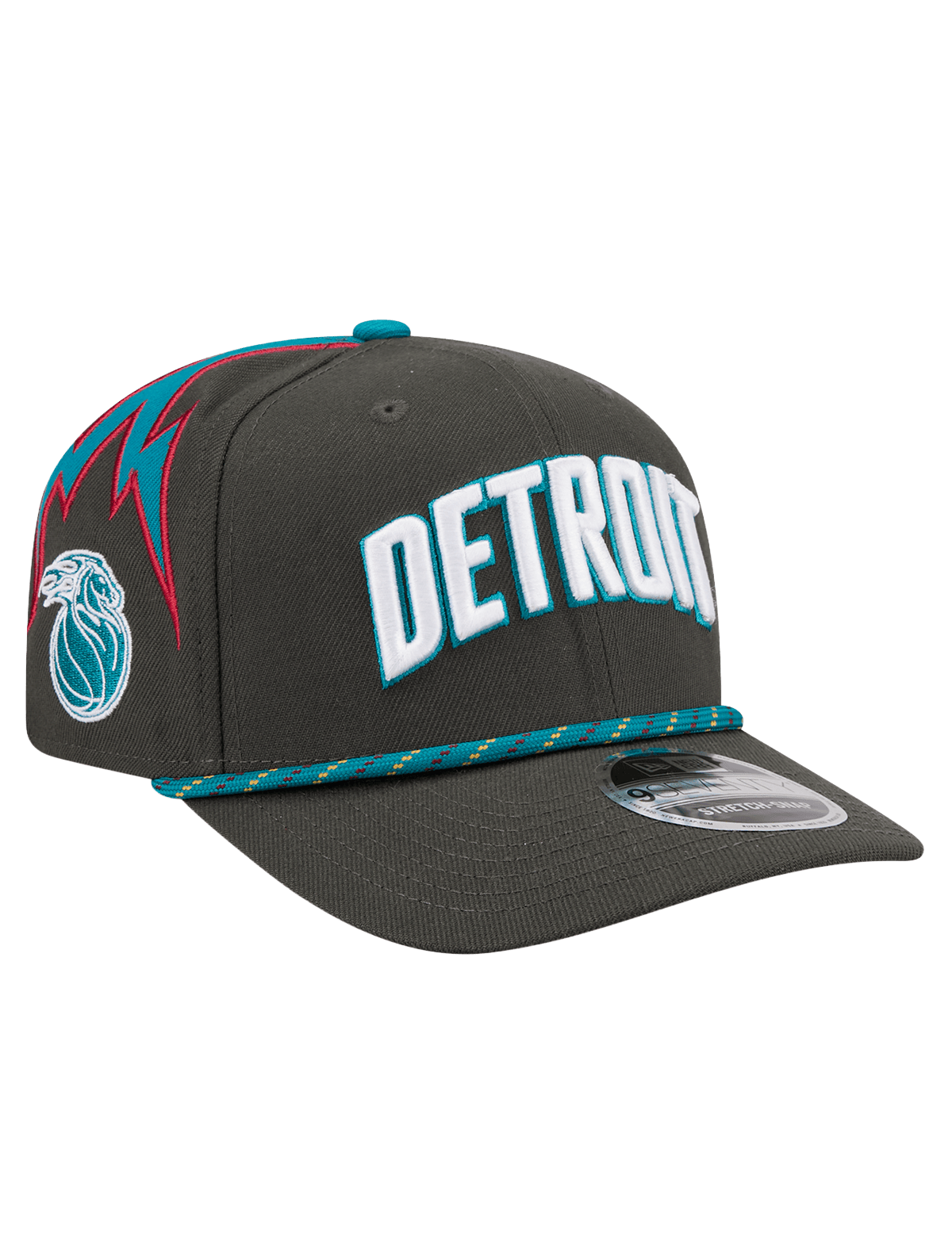 New Era Caps Detroit Pistons New Era NBA 25-26 City Edition 9SEVENTY Stretch Snapback Hat
