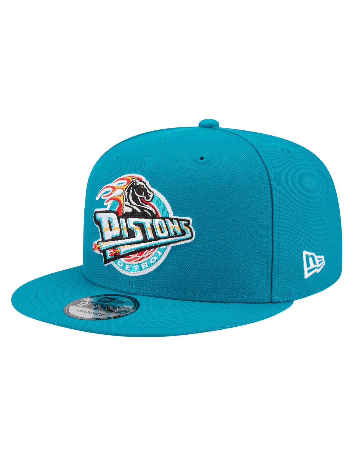New Era Caps Detroit Pistons New Era NBA HWC 9FIFTY Snapback Hat - Turqoise