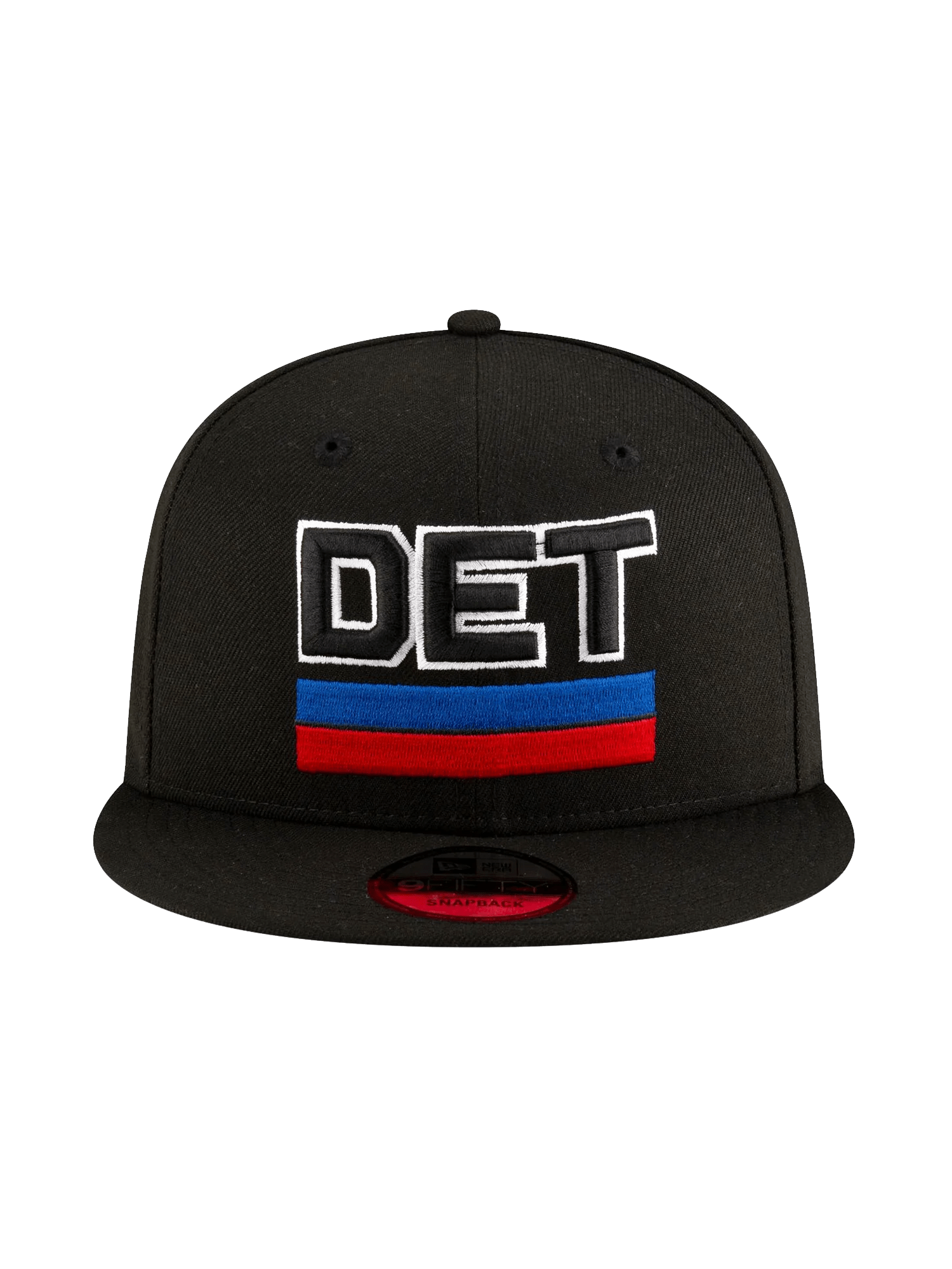 New Era Caps Detroit Pistons New Era NBA Statement 9FIFTY Snapback Hat - Black