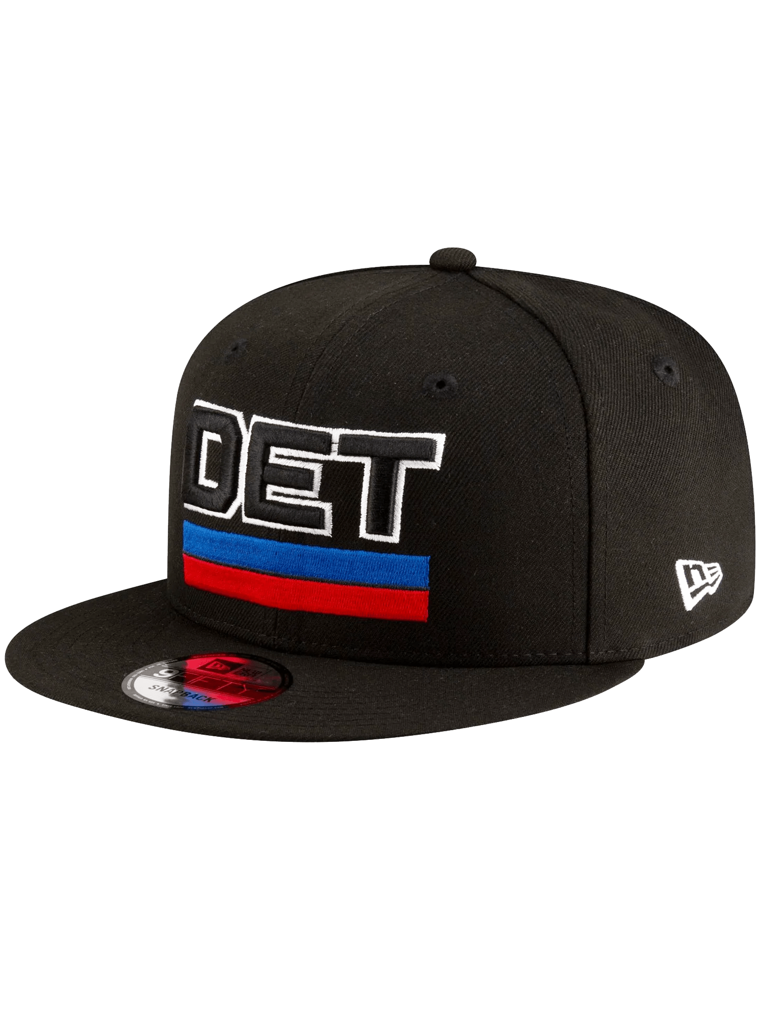 New Era Caps Detroit Pistons New Era NBA Statement 9FIFTY Snapback Hat - Black