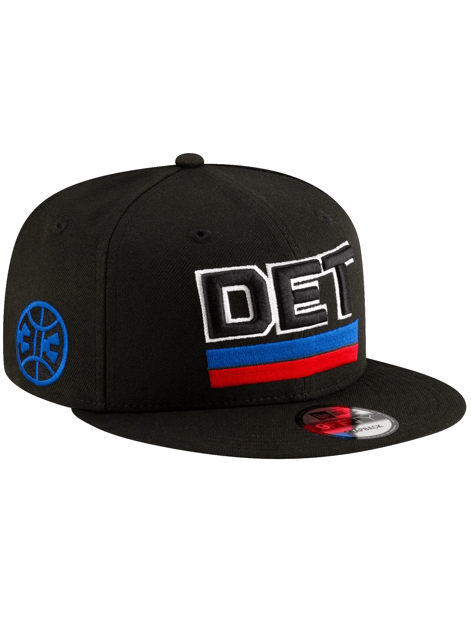 New Era Caps Detroit Pistons New Era NBA Statement 9FIFTY Snapback Hat - Black