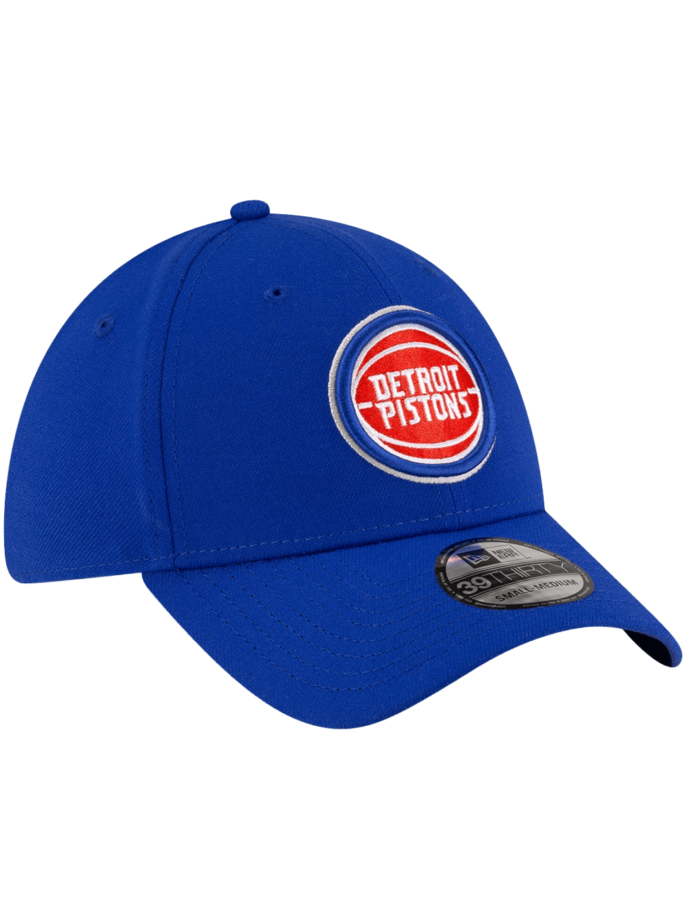 New Era Caps Detroit Pistons New Era NBA Team 39THIRTY Stretch-Fit Hat - Blue