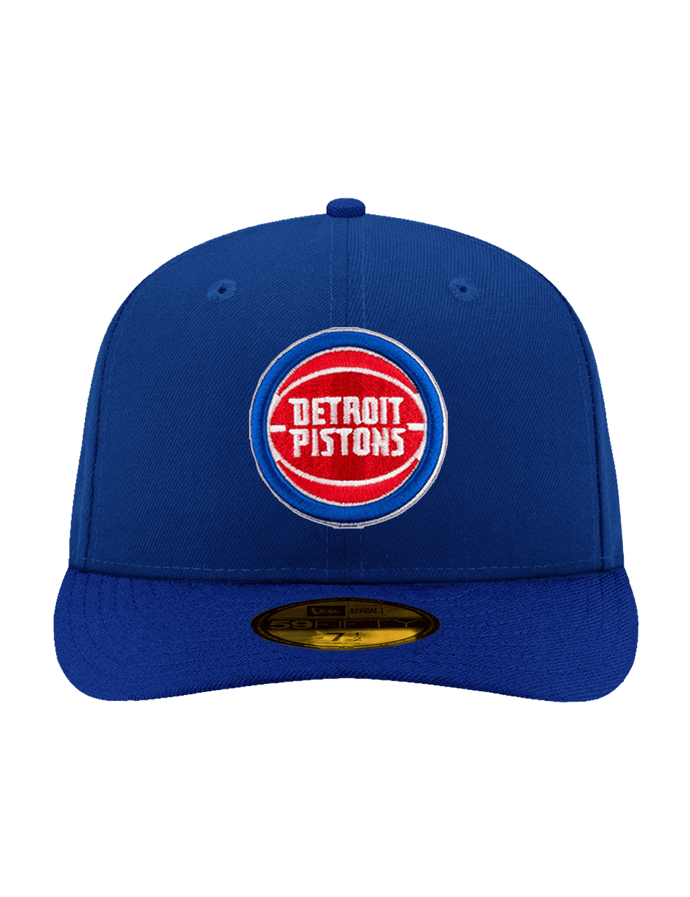 New Era Caps Detroit Pistons New Era NBA Team 59FIFTY Pre-Curved Fitted Hat - Blue