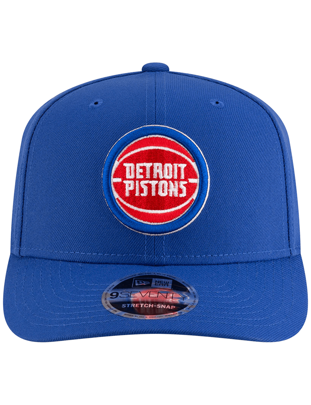 New Era Caps Detroit Pistons New Era NBA Team 9SEVENTY Stretch-Snapback Hat - Blue