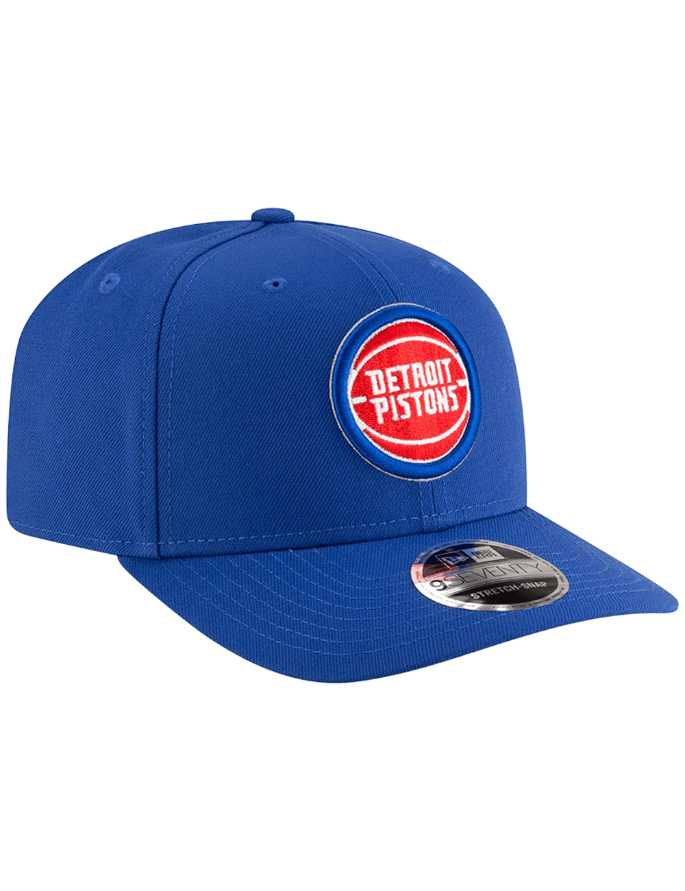 New Era Caps Detroit Pistons New Era NBA Team 9SEVENTY Stretch-Snapback Hat - Blue