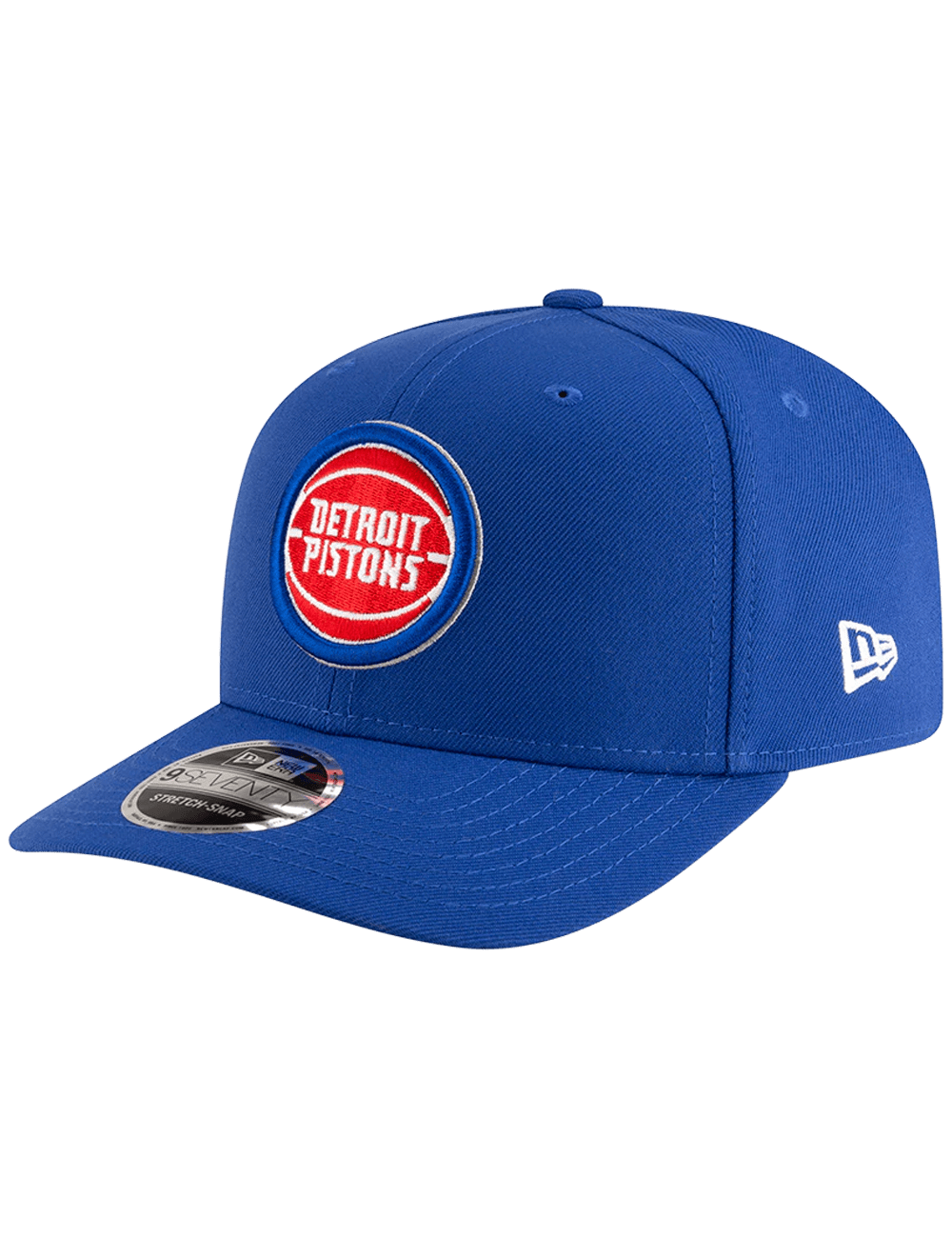 New Era Caps Detroit Pistons New Era NBA Team 9SEVENTY Stretch-Snapback Hat - Blue