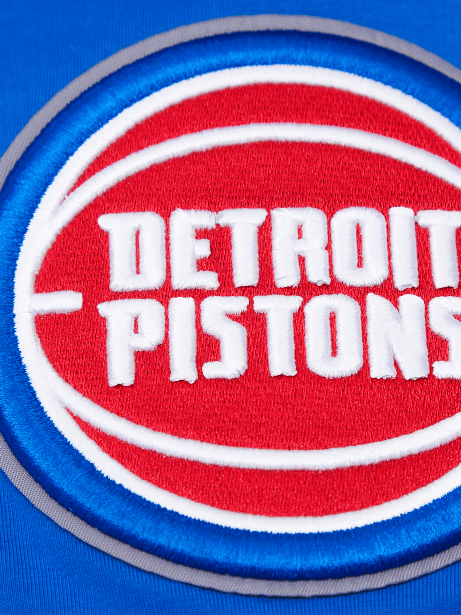Pro Standard T-Shirts Detroit Pistons Pro Standard NBA Team Chenille Flex T-Shirt - Blue
