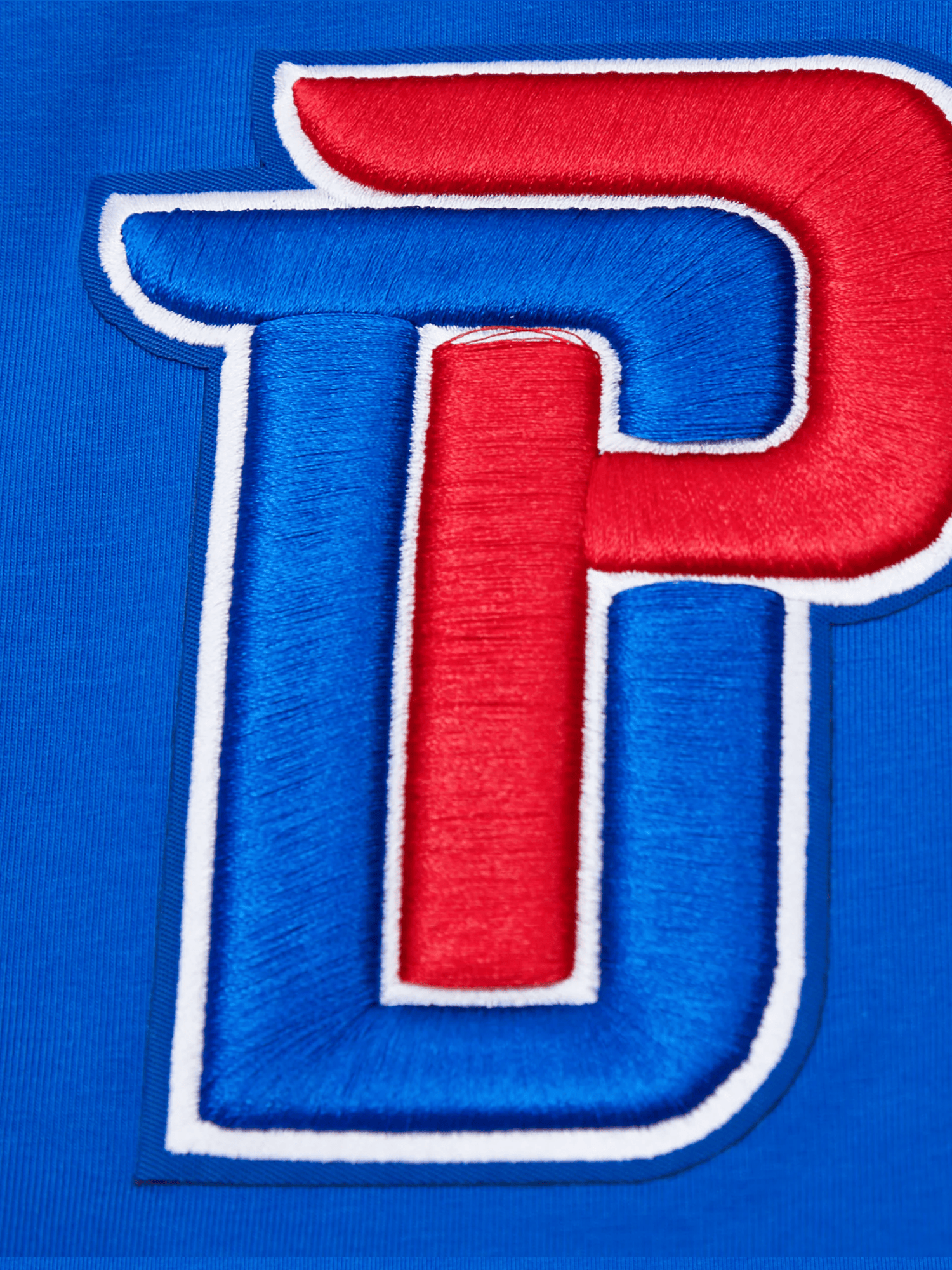 Pro Standard T-Shirts Detroit Pistons Pro Standard NBA Team Chenille Flex T-Shirt - Blue