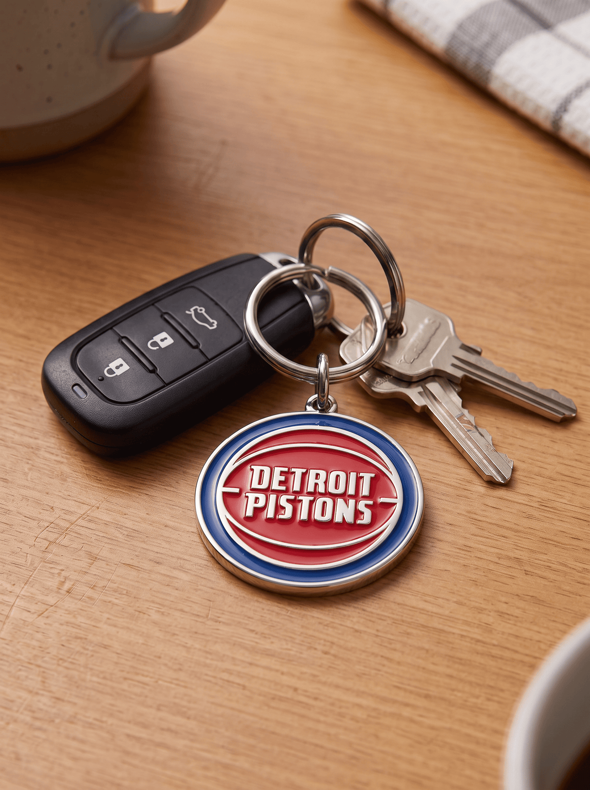 Wincraft Accessories Detroit Pistons Wincraft NBA Cloisonne Metal Key Ring