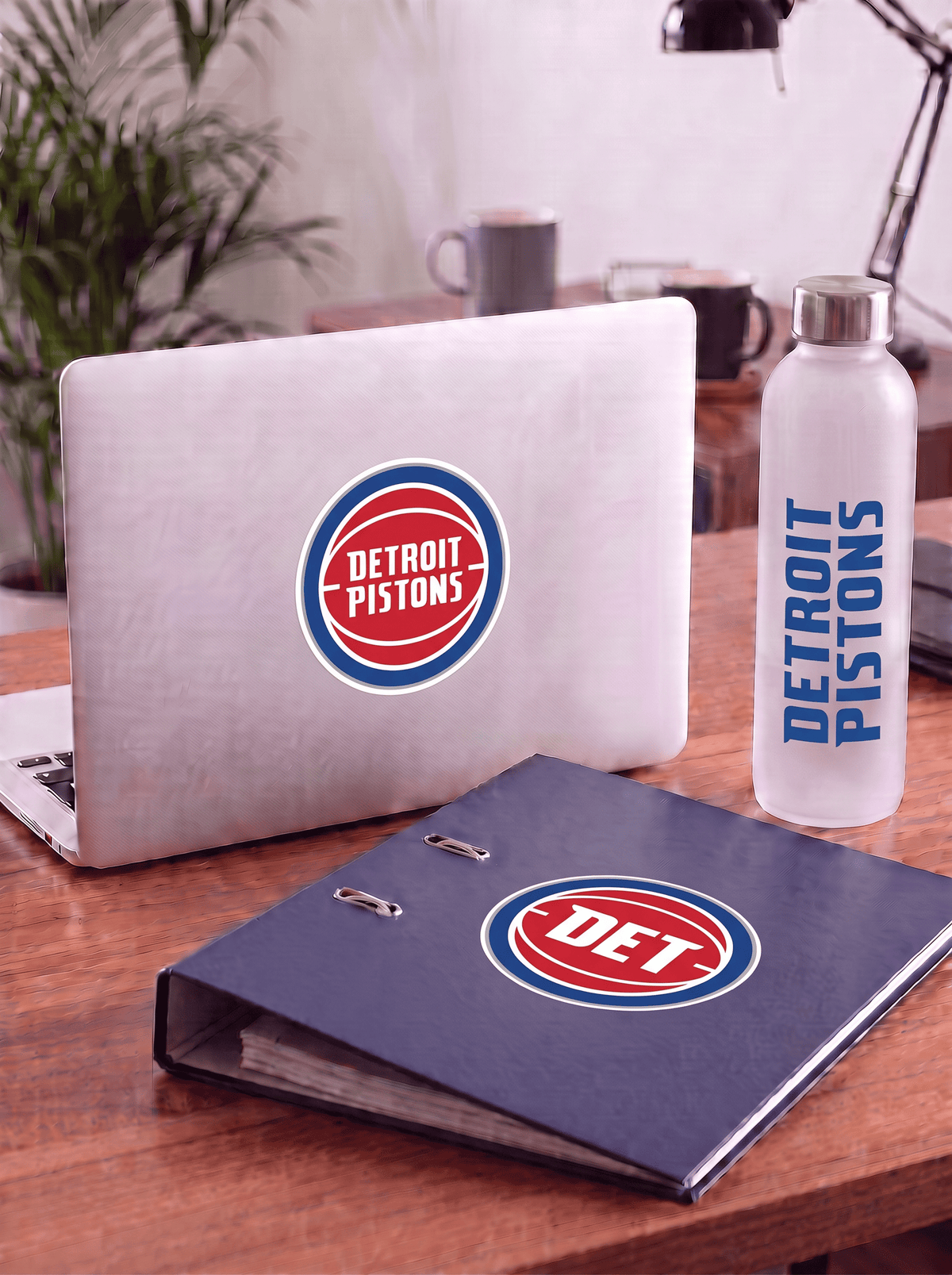 Wincraft Accessories Detroit Pistons Wincraft NBA Team 3 Piece 5” x 7” Decal Set