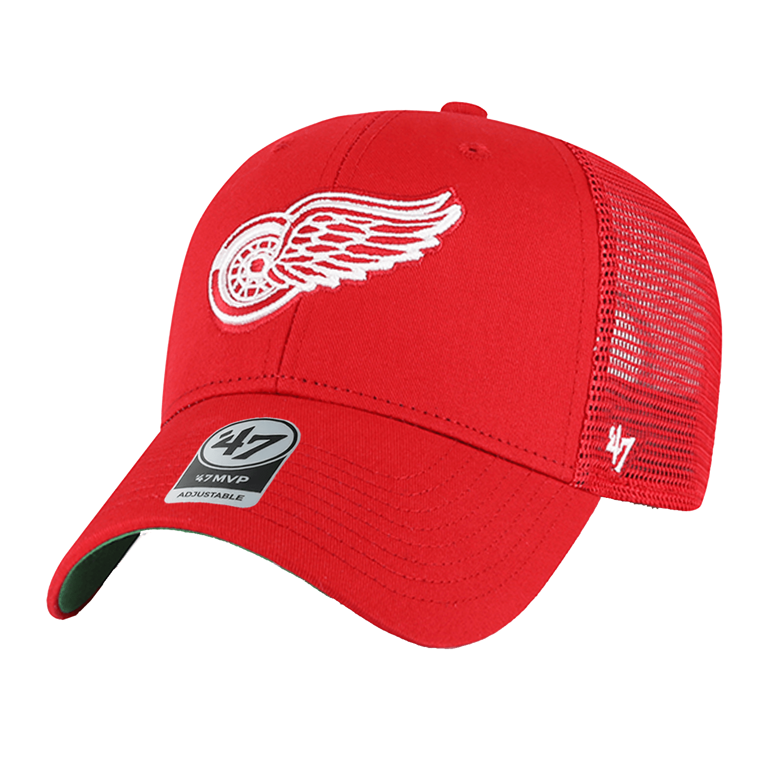 47 Brand Caps Detroit Red Wings '47 NHL Branson MVP Trucker Snapback Hat - Red