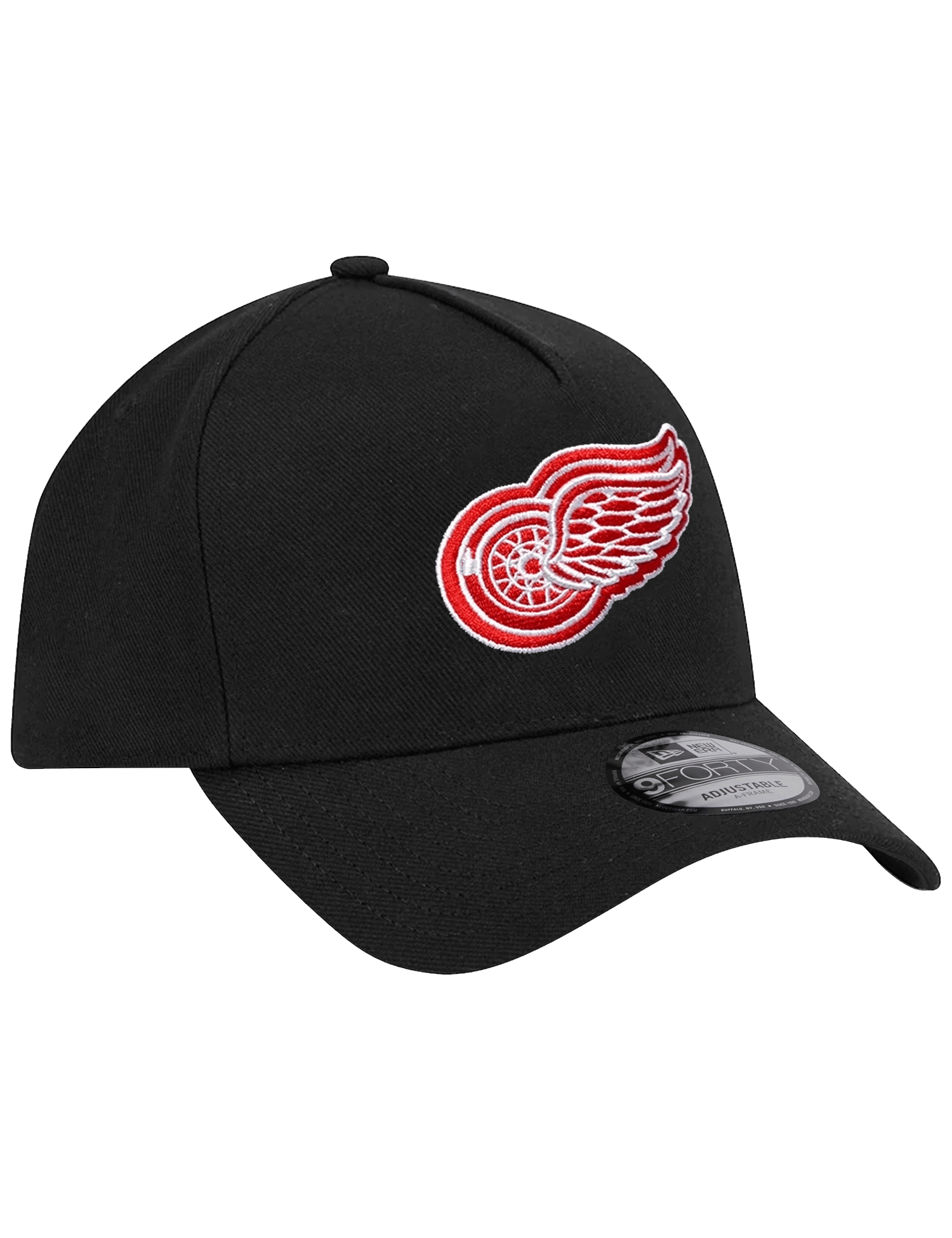 New Era Caps Detroit Red Wings New Era NHL Team 9FORTY A-Frame Snapback Hat - Black