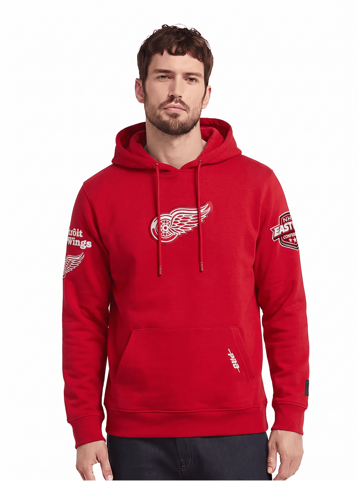 Pro Standard Jumpers Detroit Red Wings Pro Standard NHL Classic Chenille Flex Hoodie Jumper - Red