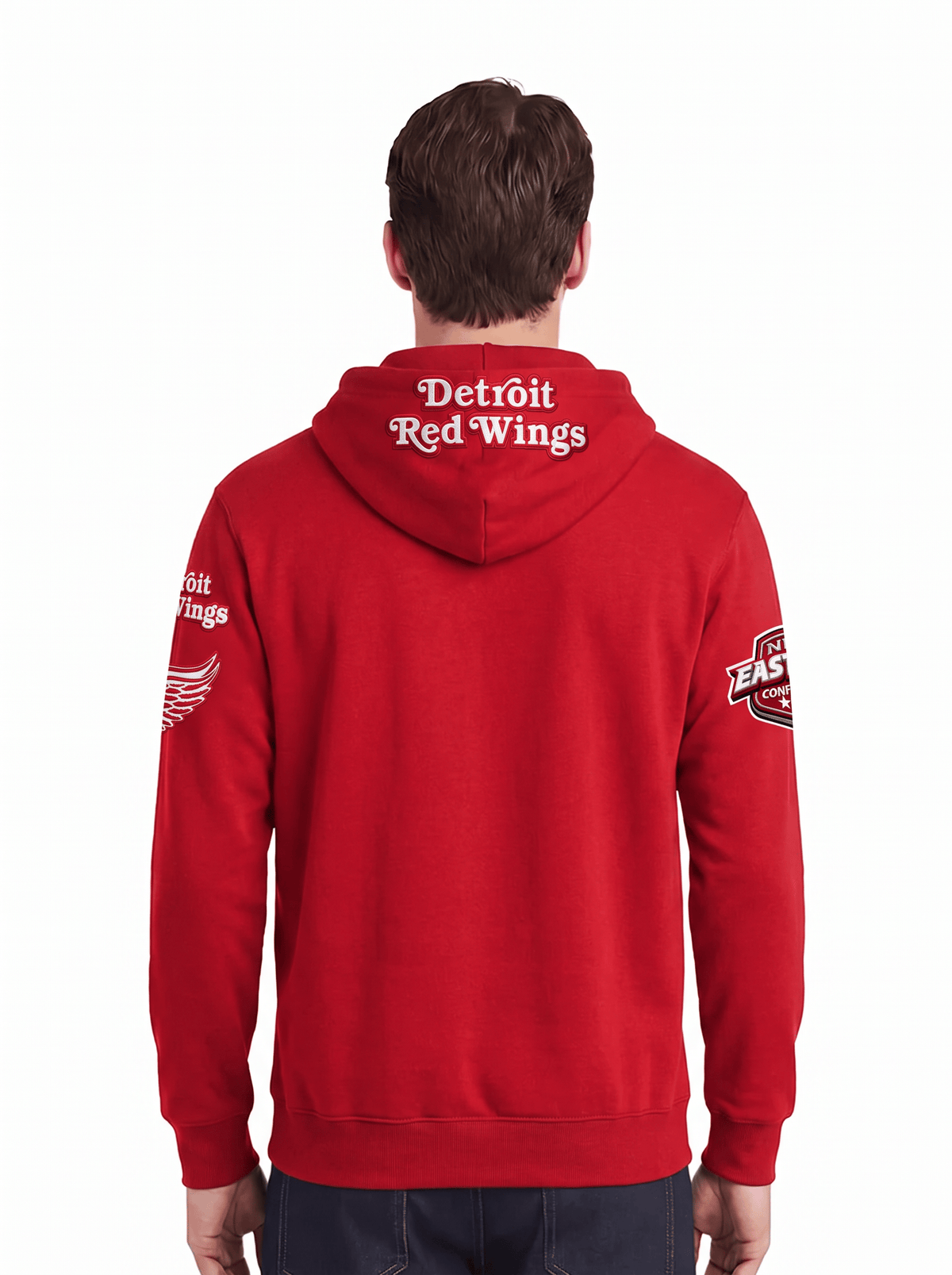 Pro Standard Jumpers Detroit Red Wings Pro Standard NHL Classic Chenille Flex Hoodie Jumper - Red