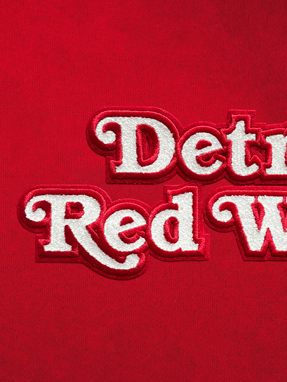 Pro Standard Jumpers Detroit Red Wings Pro Standard NHL Classic Chenille Flex Hoodie Jumper - Red