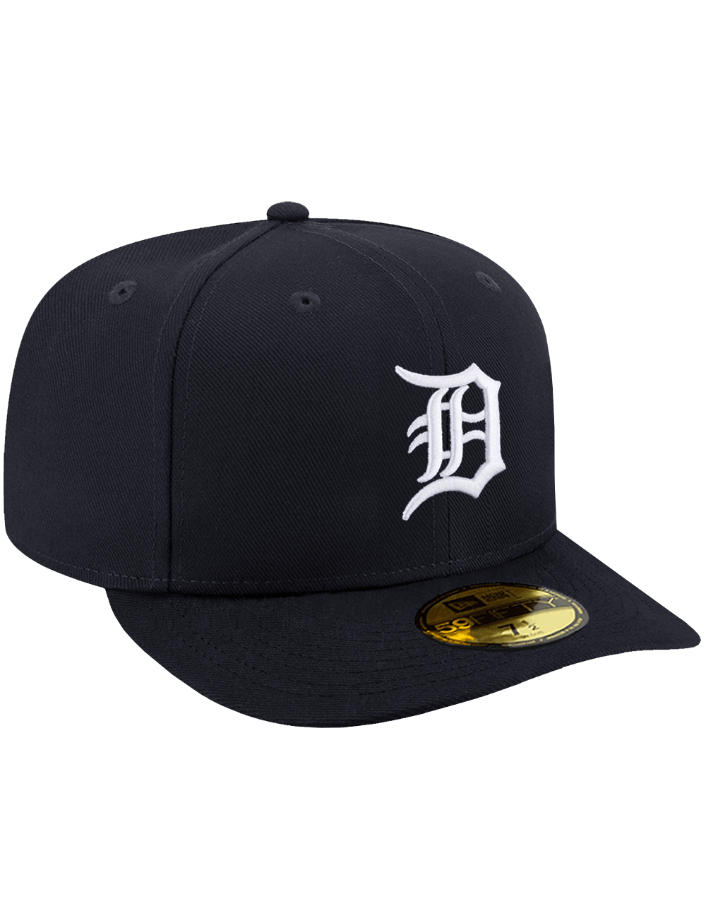 New Era Caps Detroit Tigers New Era Home On-Field AC Pre-Curved 59FIFTY Fitted Hat - Navy