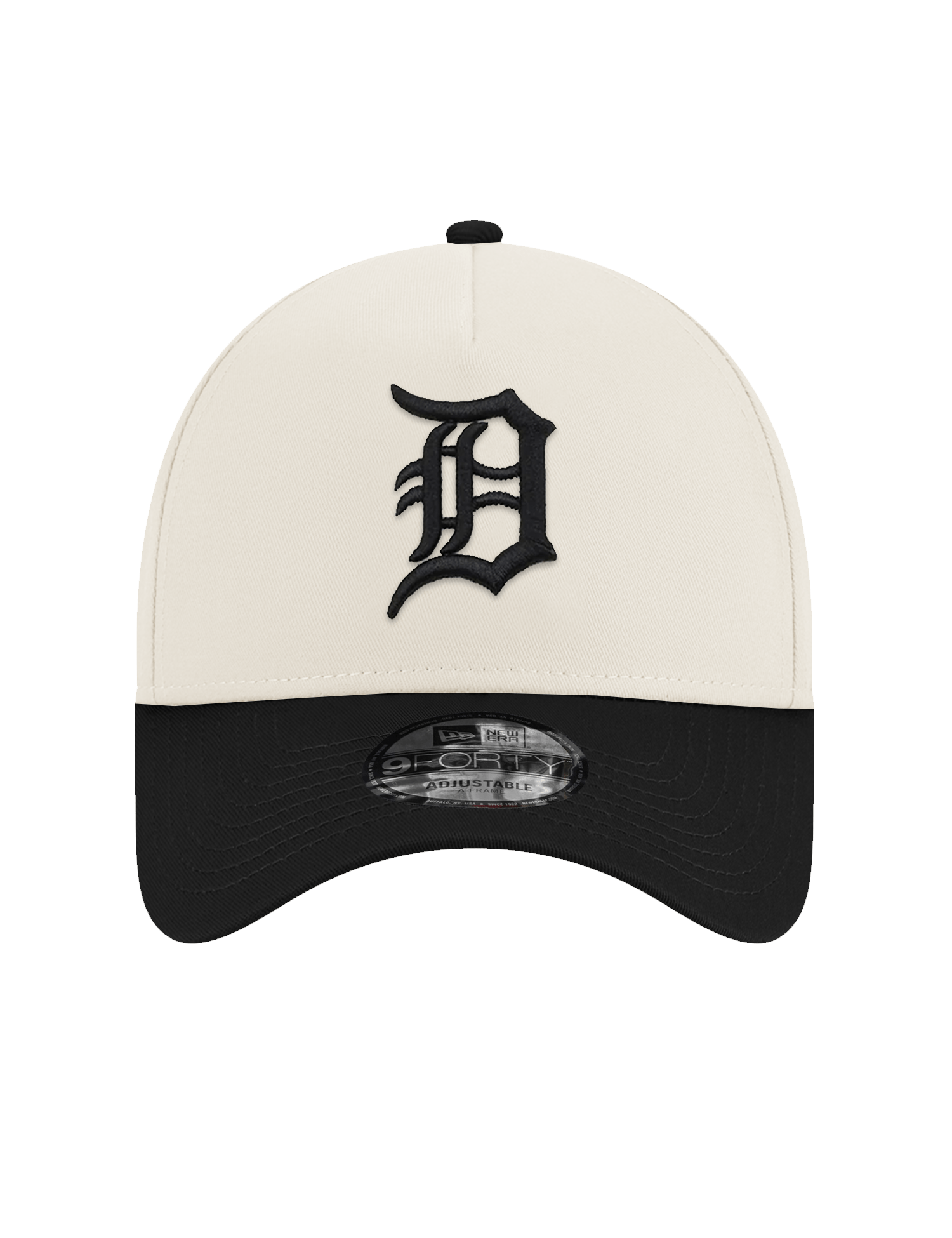 New Era Caps Detroit Tigers New Era MLB 00 Side Patch 9FORTY A-Frame Snapback Hat - Chrome